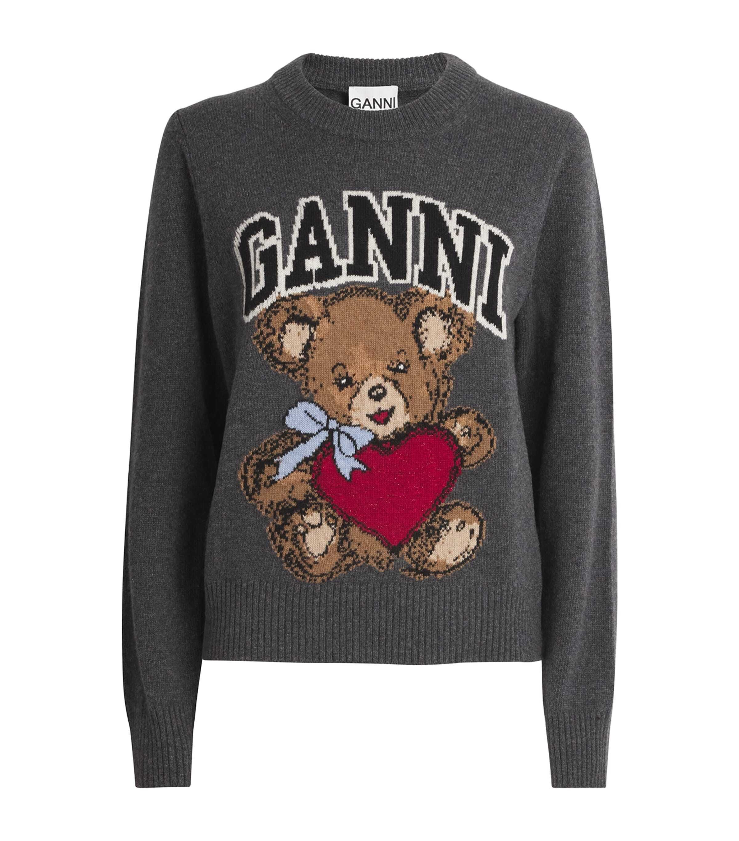 울 테디 베어 스웨터 Wool-Blend Teddy Bear Sweater 000000000007719088