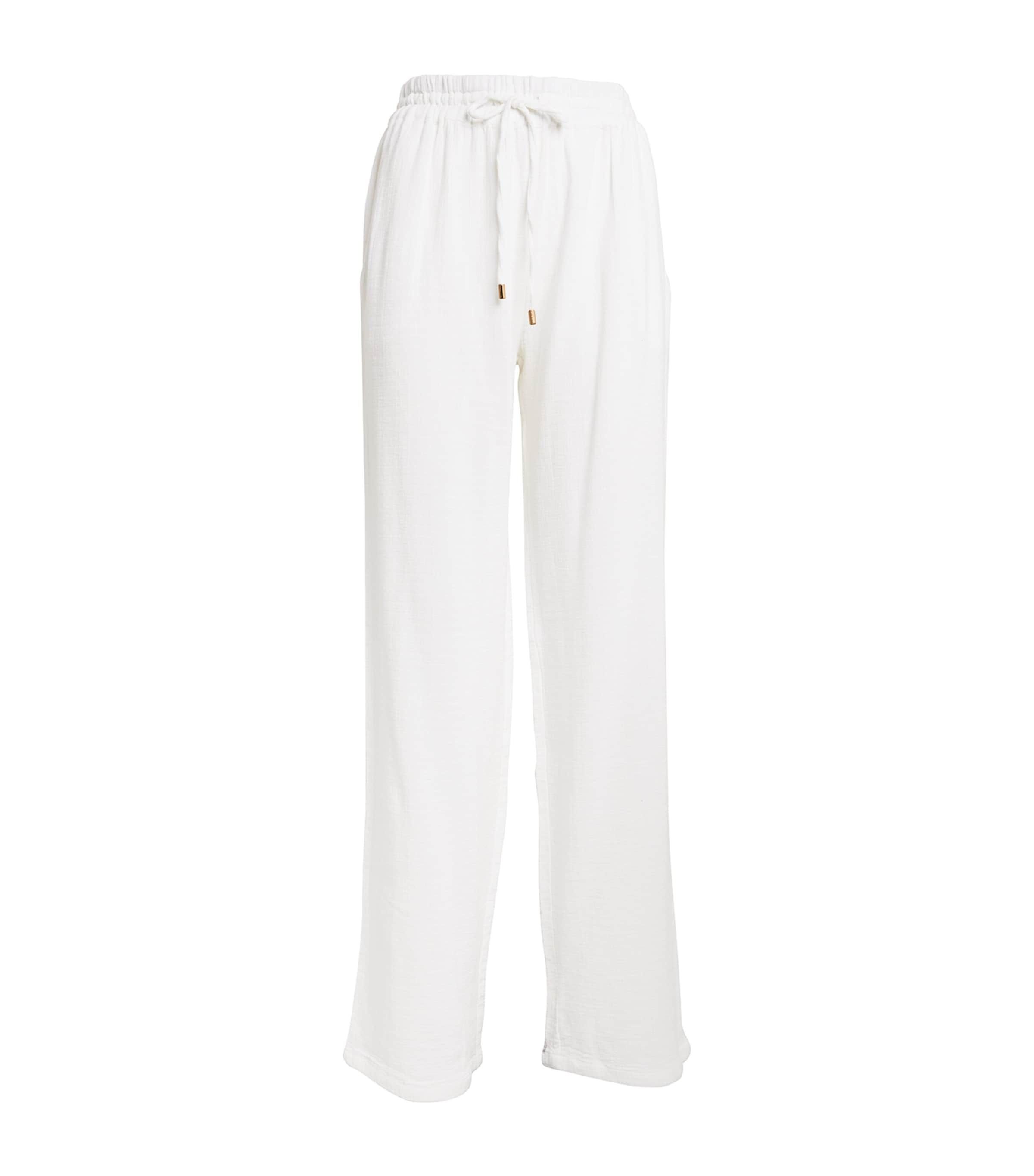 바지 Krissy Wide-Leg Trousers 000000000007516812