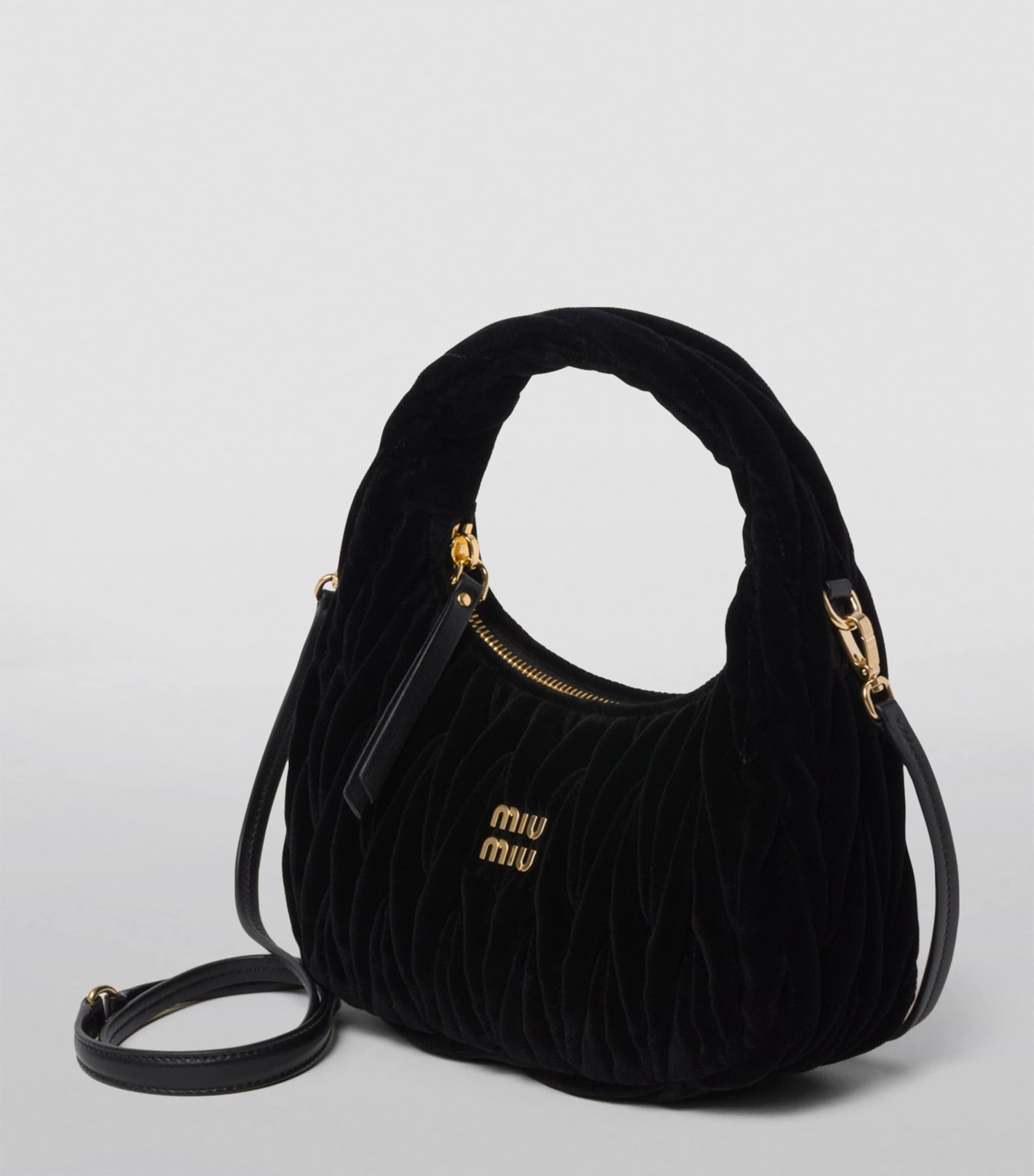 스몰 벨벳 가방 Small Velvet Wander Top-Handle Bag 000000000007549955