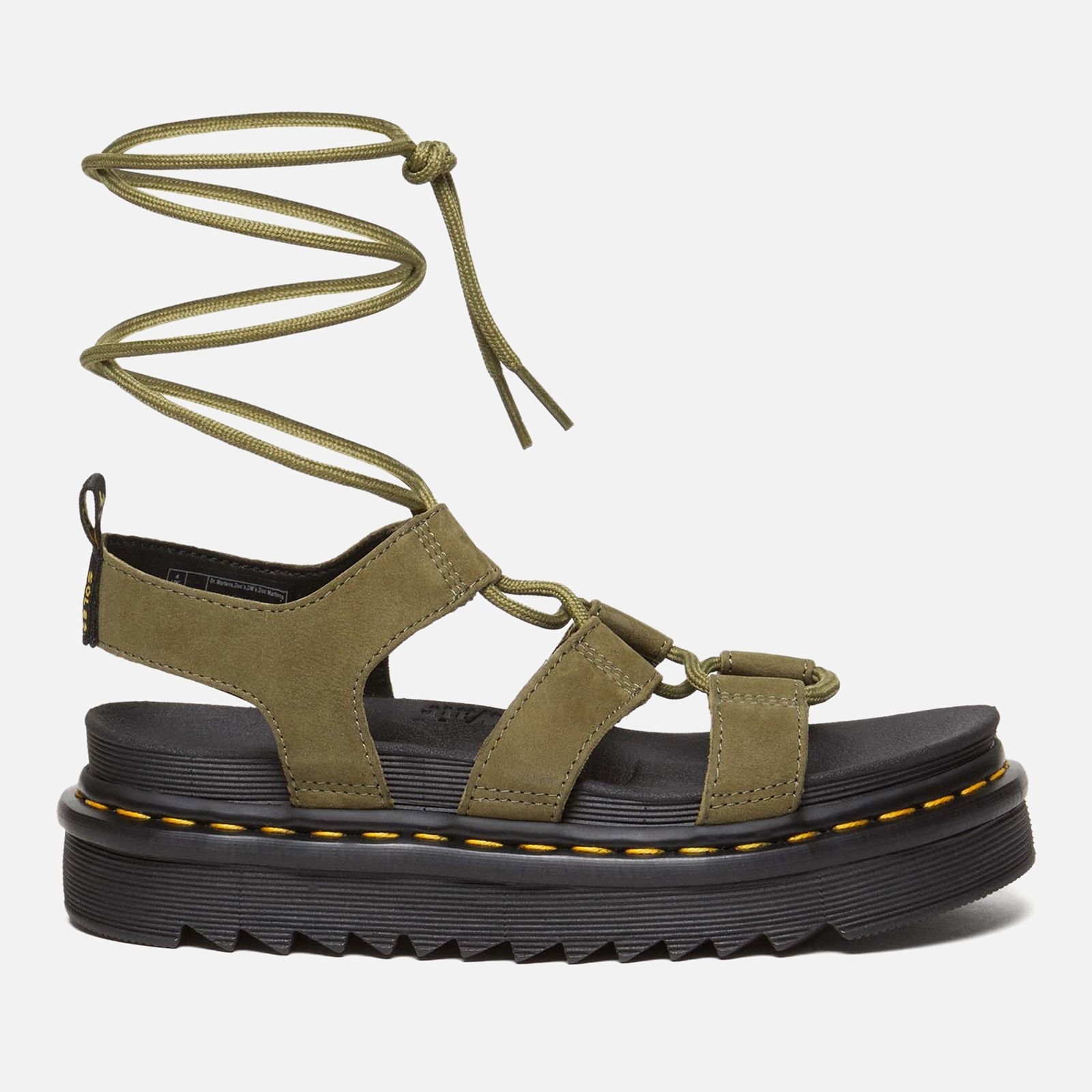 여성 스웨이드 샌들 Dr. Martens Women's Nartilla Suede Gladiator Sandals 15057801