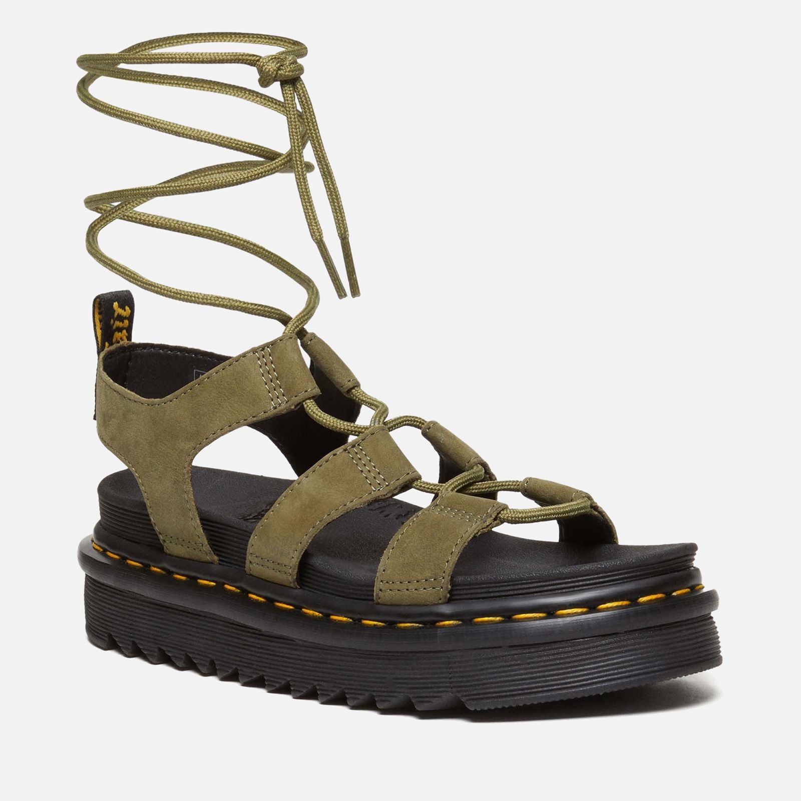 여성 스웨이드 샌들 Dr. Martens Women's Nartilla Suede Gladiator Sandals 15057801