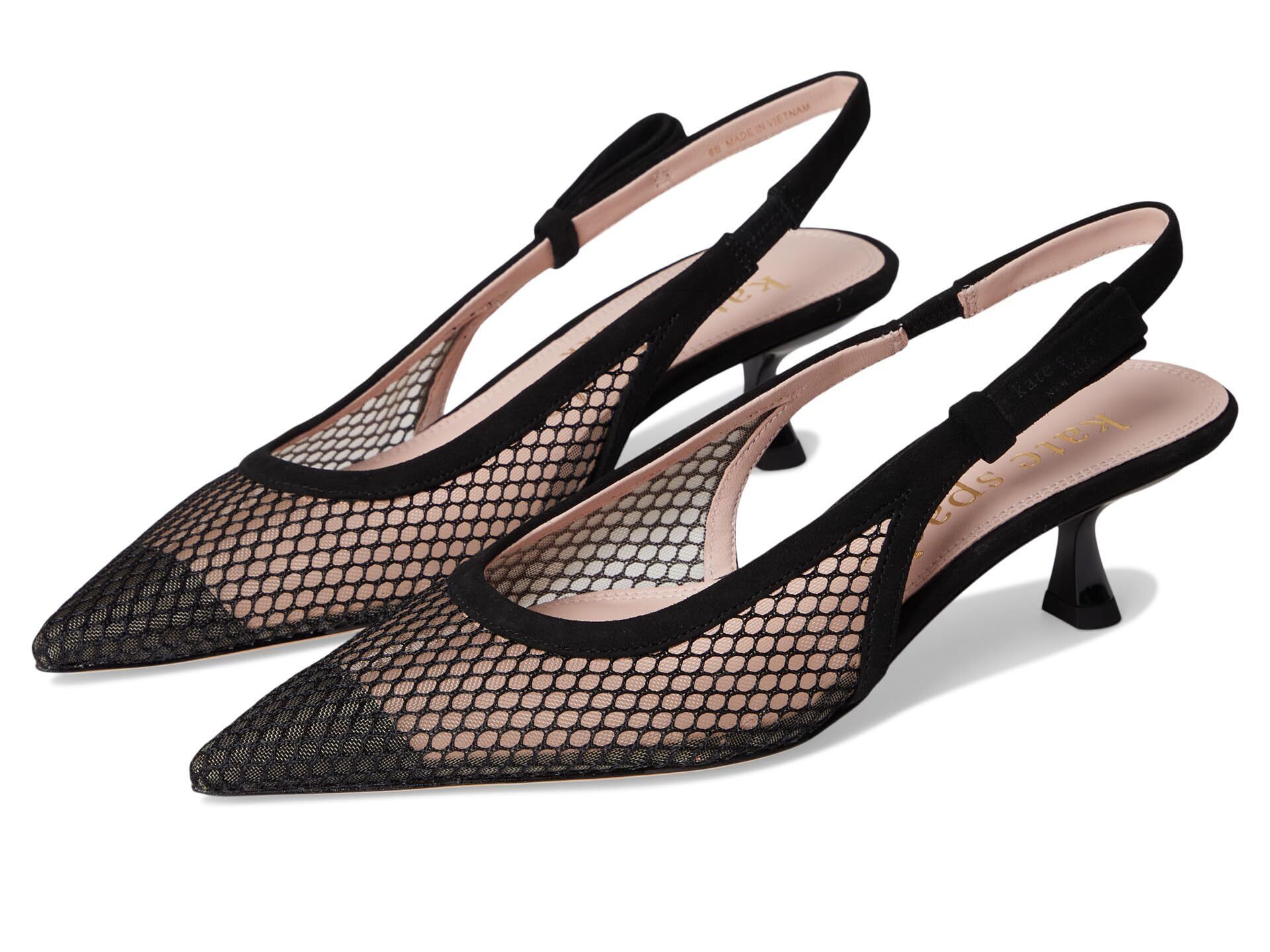 라일리 메쉬 슬링백 힐 Riley Mesh Slingback Kitten Heel 10001446 3