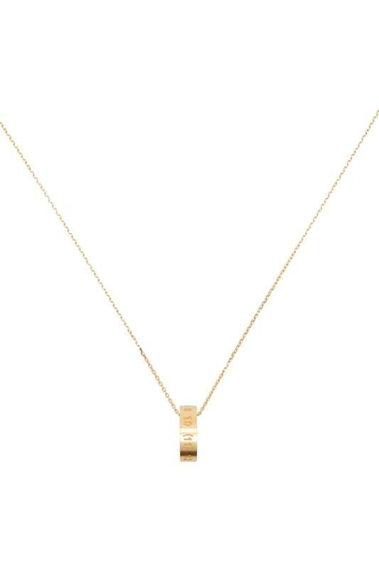 골드 반지 목걸이 Gold Numerical Ring Necklace 17256801
