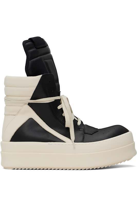 블랙 오프화이트 스니커즈 Black & Off-White Hollywood Mega Bumper Geobasket Sneakers 16870931