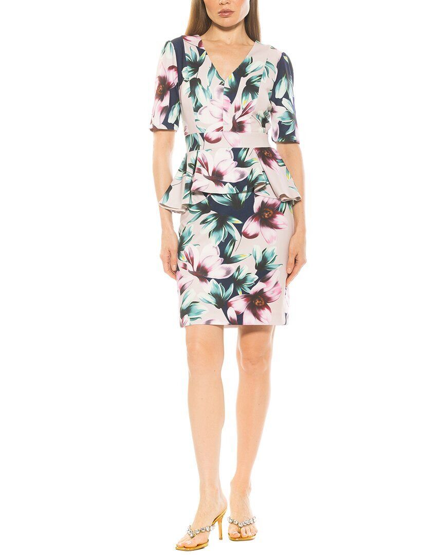 브이넥 미디 시스 드레스 Alexia Admor Atlas V-Neck Midi Sheath Dress 1050158950
