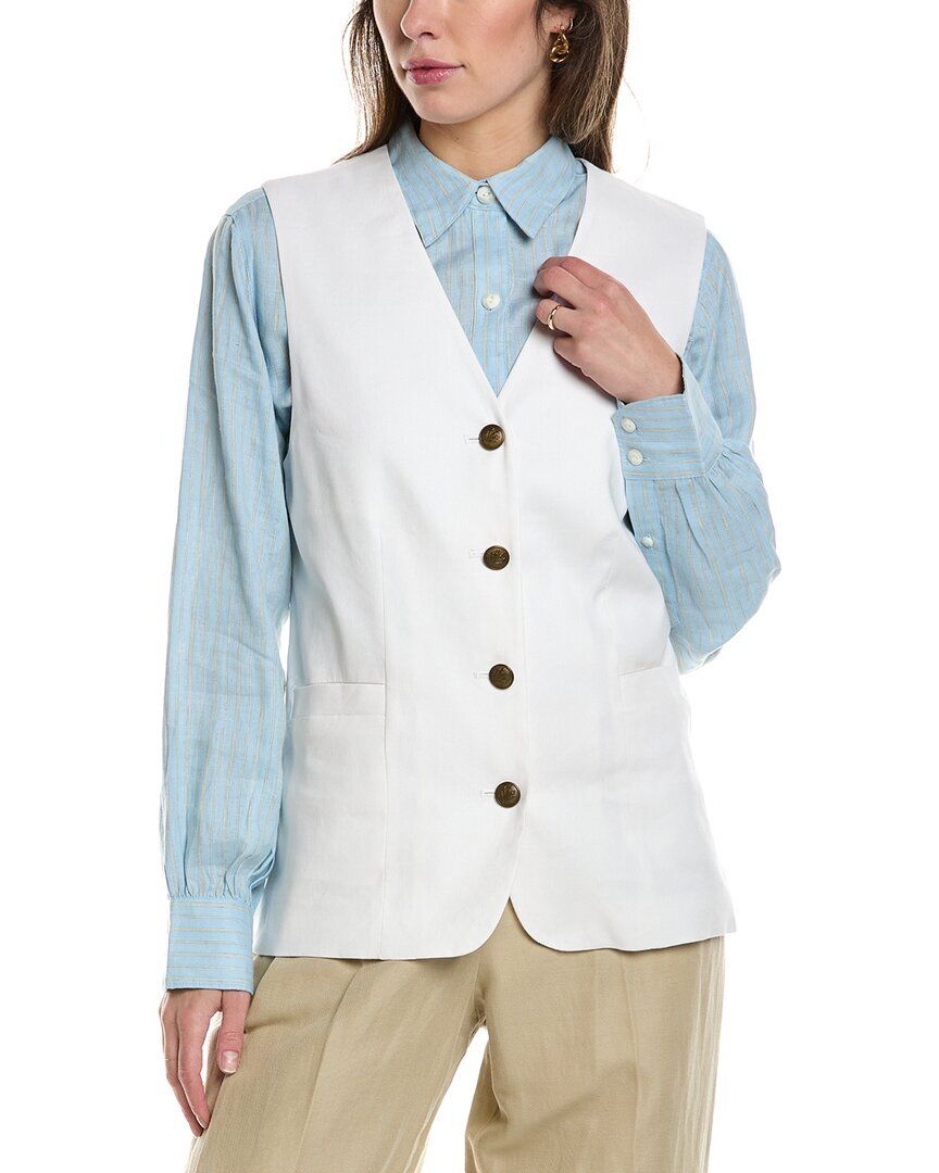 샬롯 베스트 rag & bone Charlotte Linen-Blend Vest 1411103945