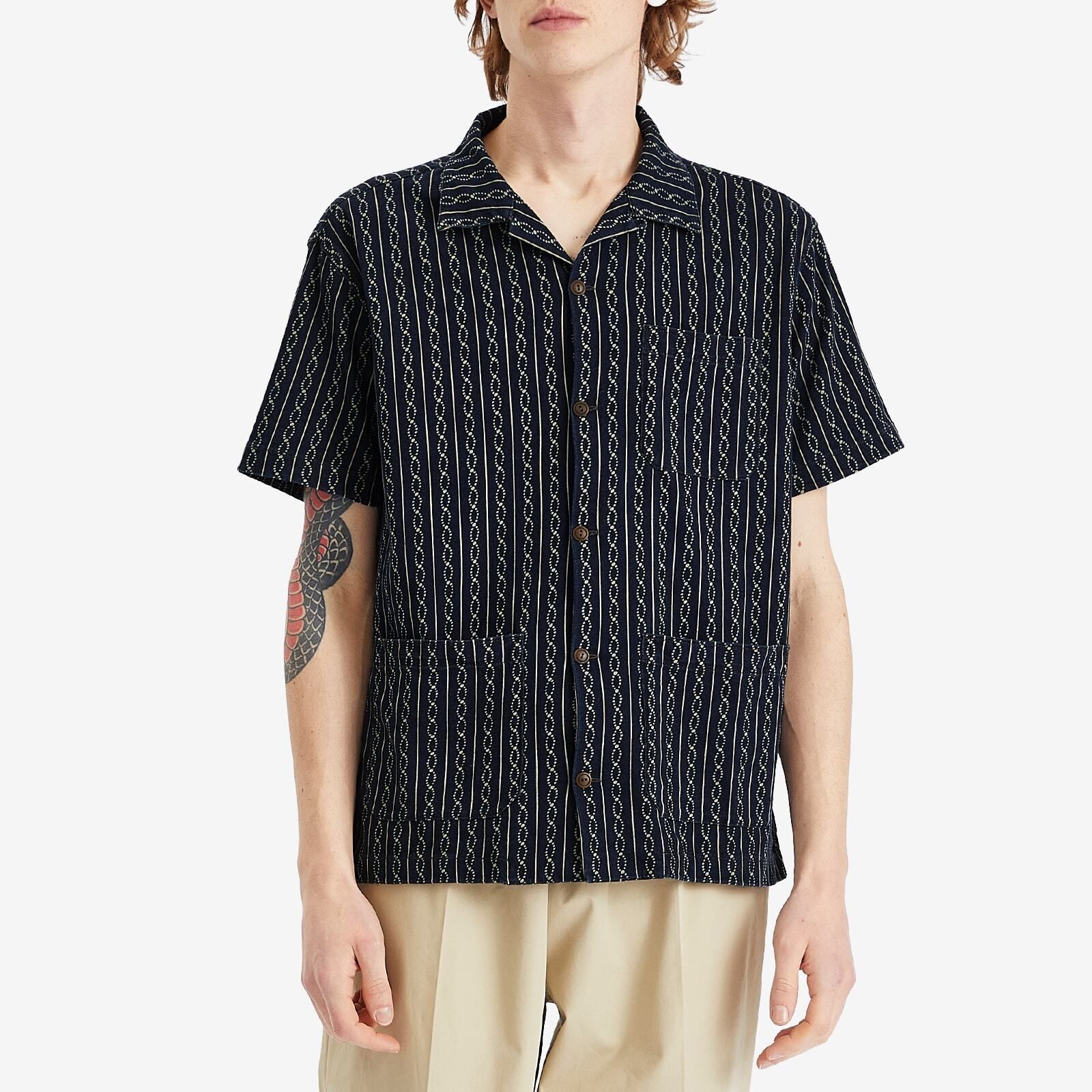 셔츠 Jervis Vacation Shirt 782959783001 Indigo Multi