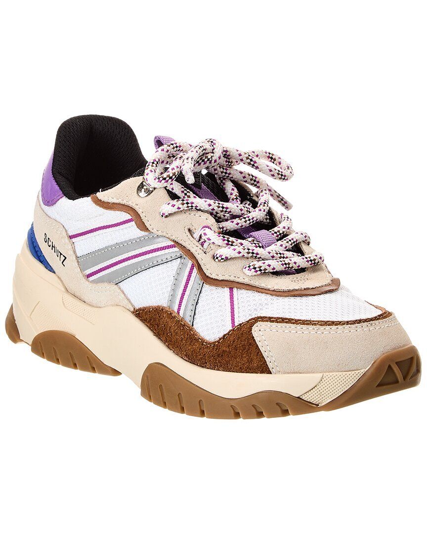 익스플로러 스웨이드 가죽 스니커즈 Schutz Explorer 001 Suede & Leather Sneaker 1311173475