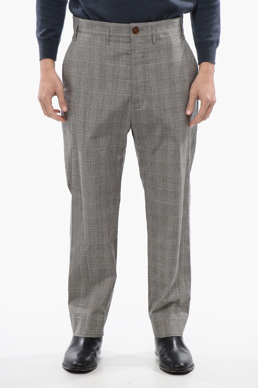 경량 코튼 크루즈 팬츠 오브 모티프 Lightweight Cotton CRUISE Pants with Prince of Wales Motif 628810