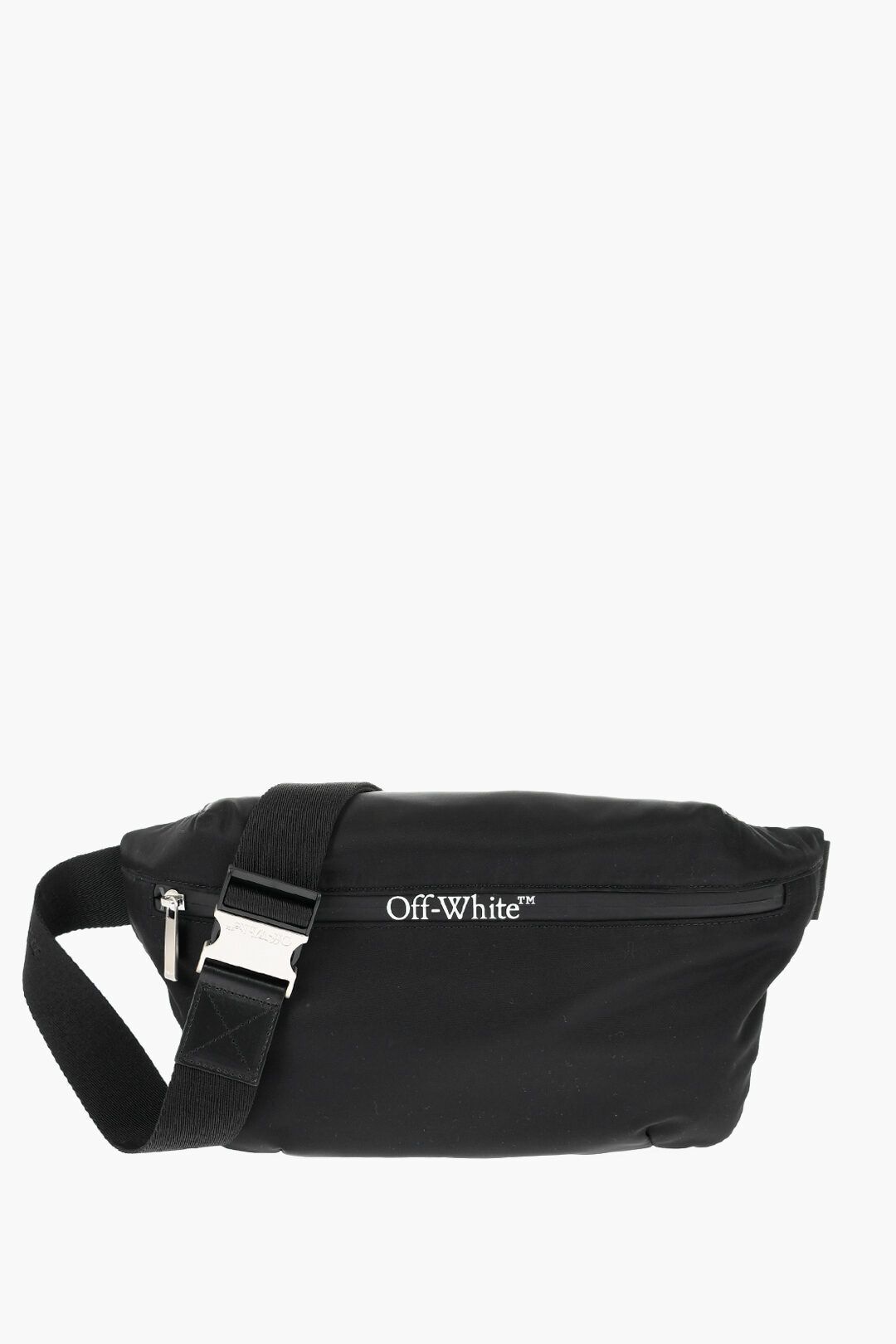 솔리드 컬러 가방 배색 로고 Solid Color Bum Bag with Contrasting Logo 647131