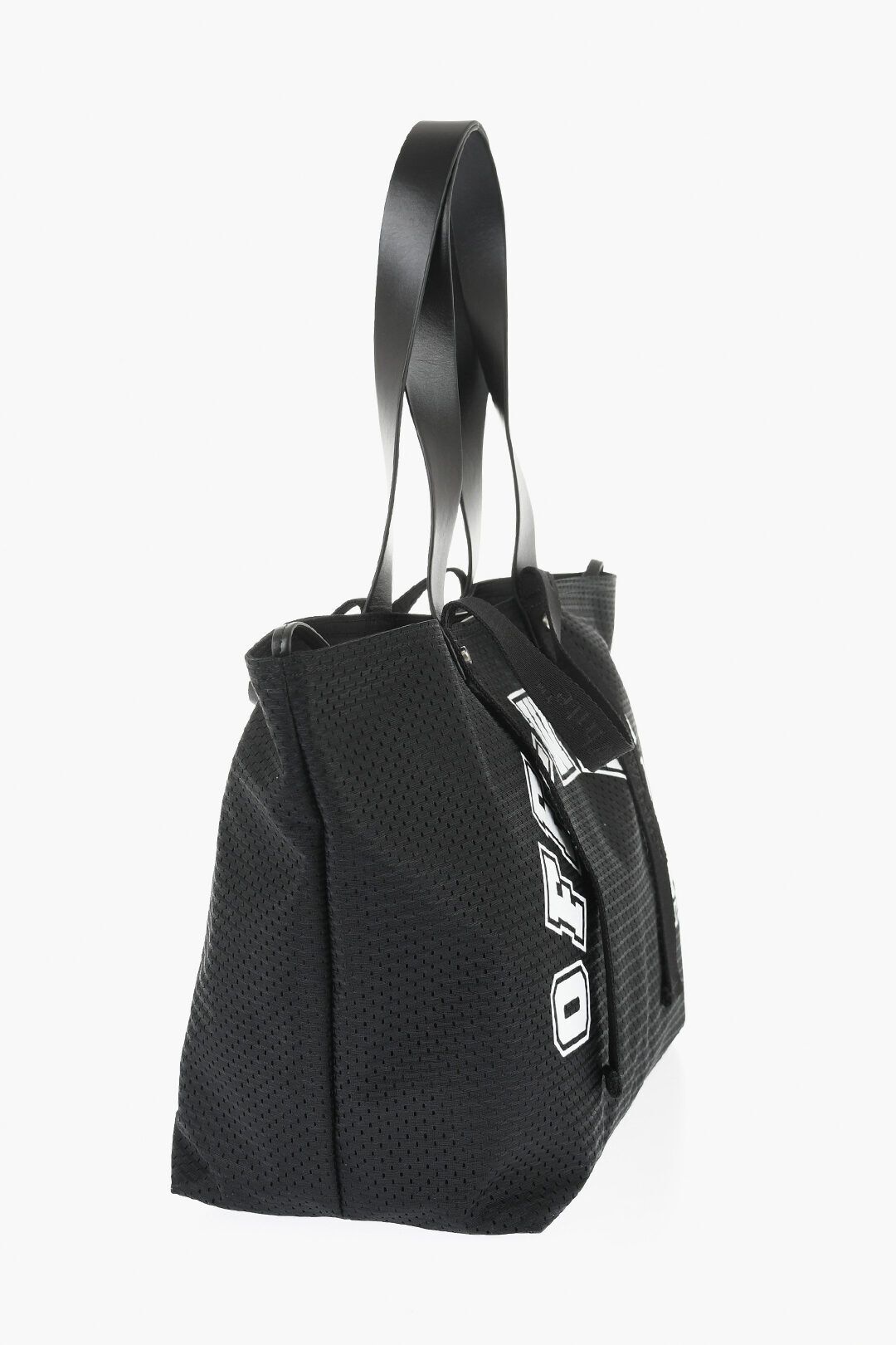 패브릭 토트 가방 가죽 디테일 Perforated Fabric Tote bag with Leather Details 647149