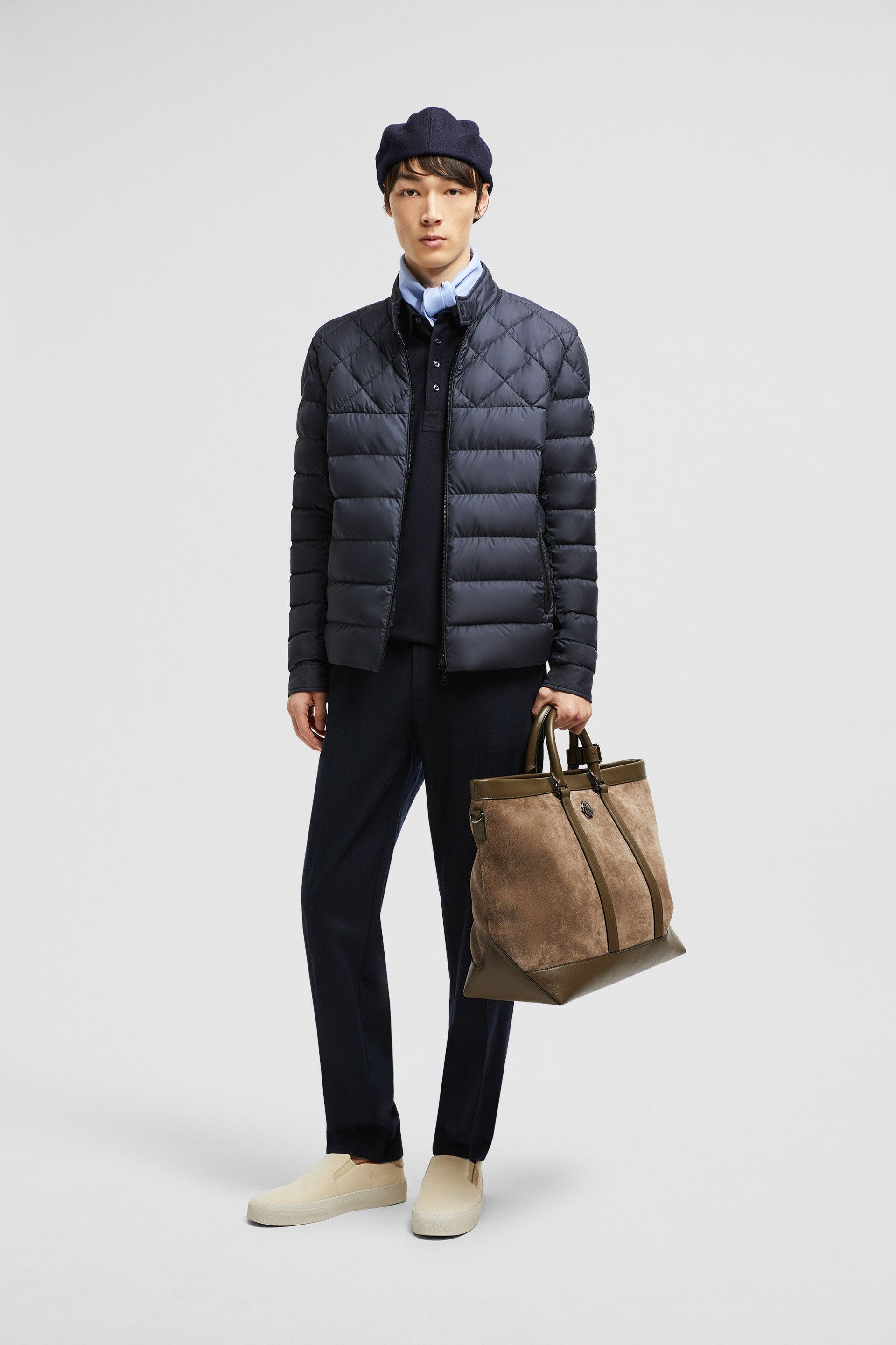 다운 패딩 바이커 자켓 Tuile Leather-Trimmed Down Biker Jacket  1A00058597X2779