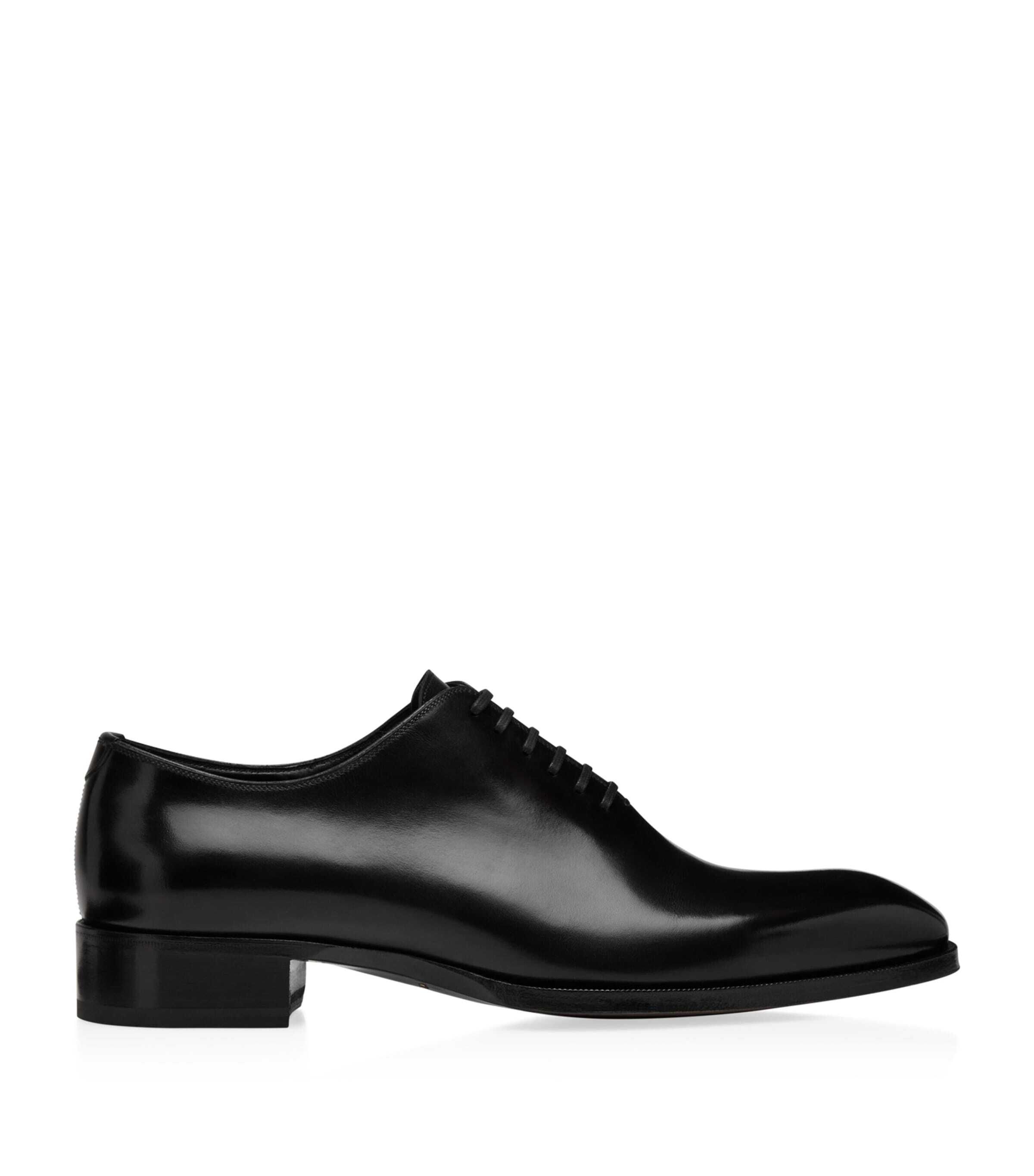 가죽 레이스업 신발 Burnished Leather Elkan Lace-Up Shoes 000000000007676048