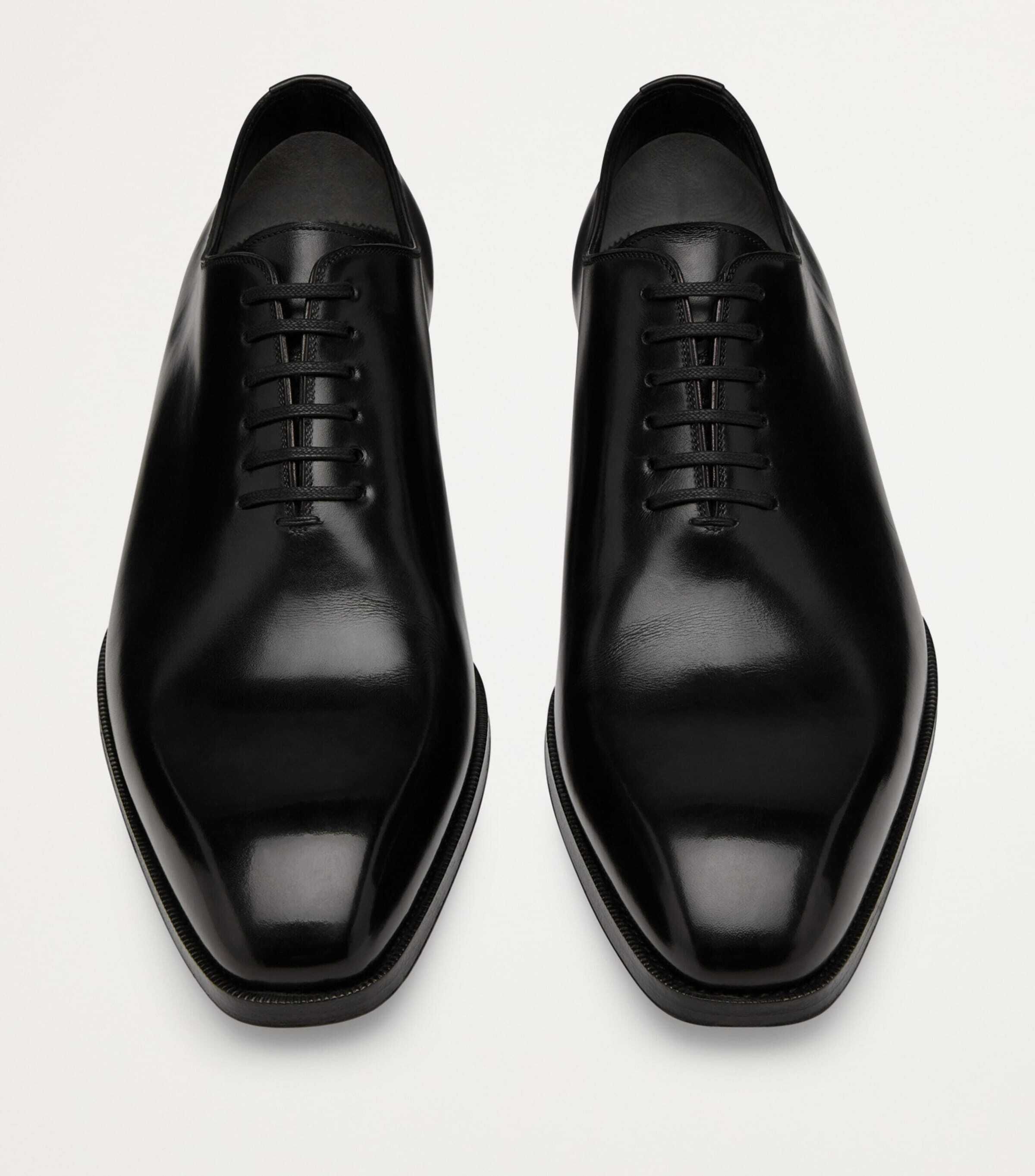가죽 레이스업 신발 Burnished Leather Elkan Lace-Up Shoes 000000000007676048