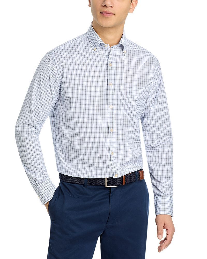 레귤러 핏 퍼포먼스 버튼 다운 패딩 셔츠 Peter Milar Hamilton Regular Fit Performance Button Down Shirt  5411153