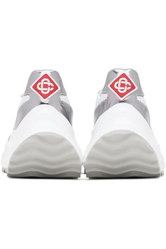 화이트 실버 스니커즈 White & Silver Atlantis Sneakers 16848241