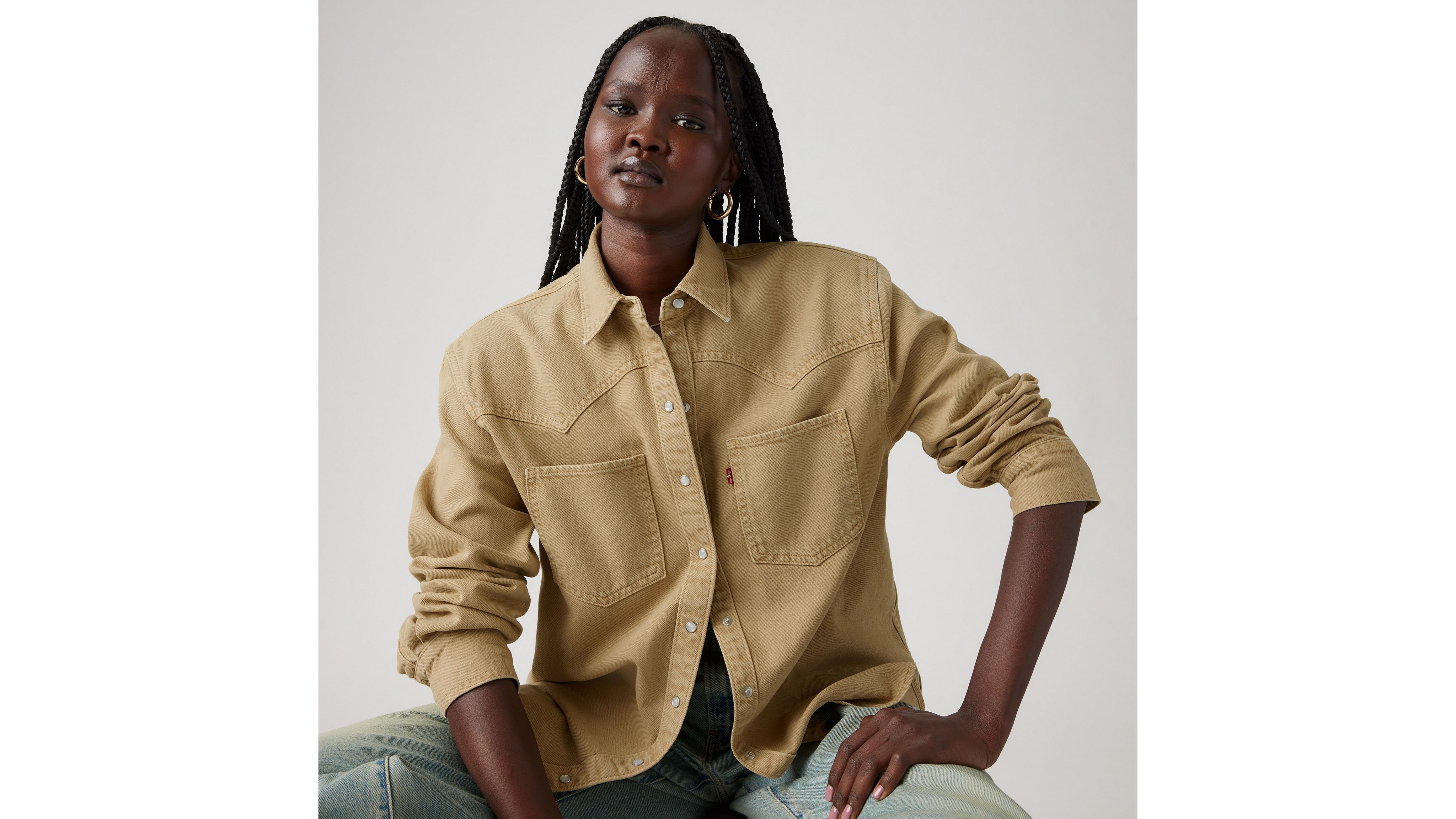 웨스턴 셔츠 Teodora Western Shirt A72440054