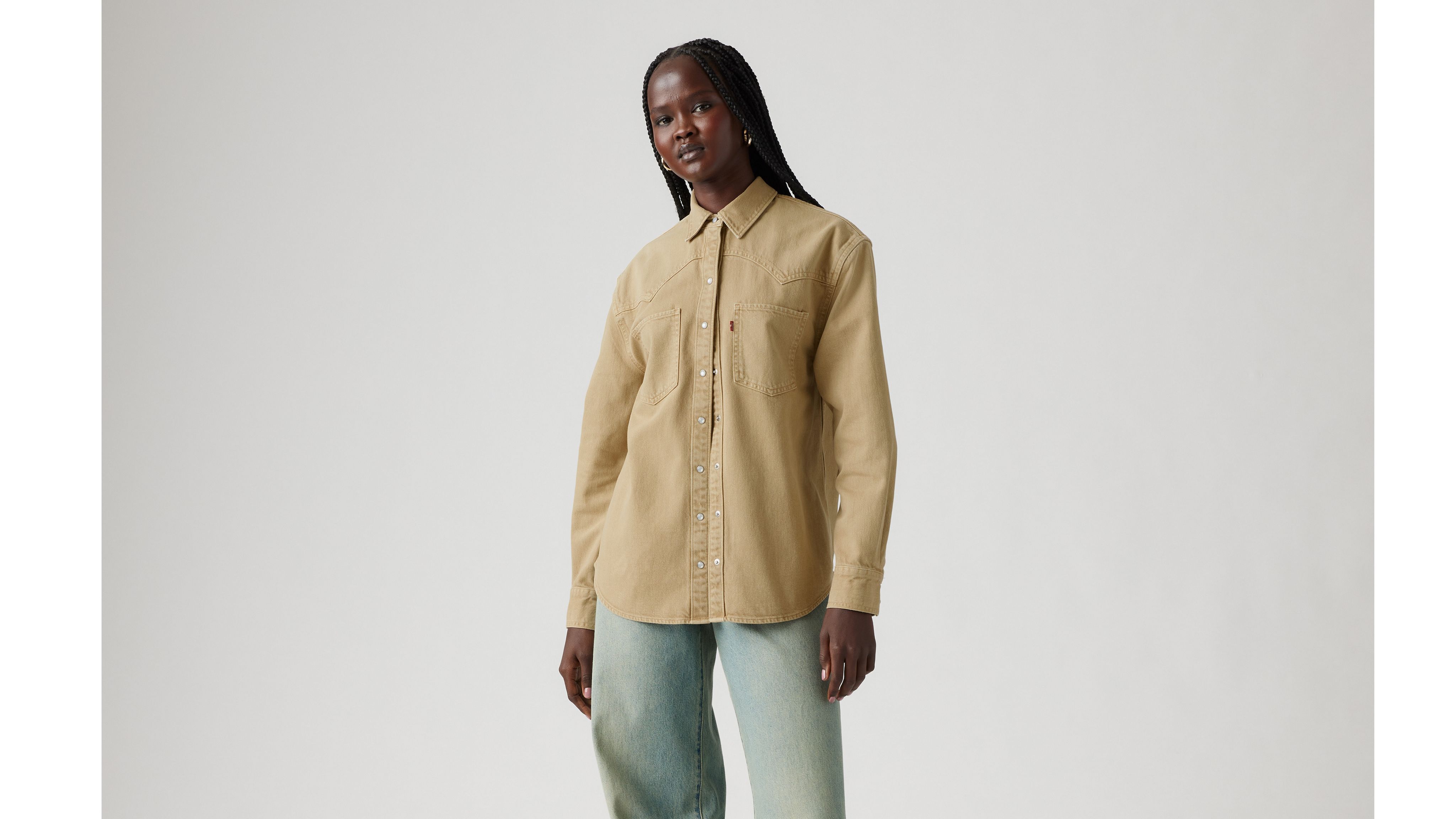 웨스턴 셔츠 Teodora Western Shirt A72440054