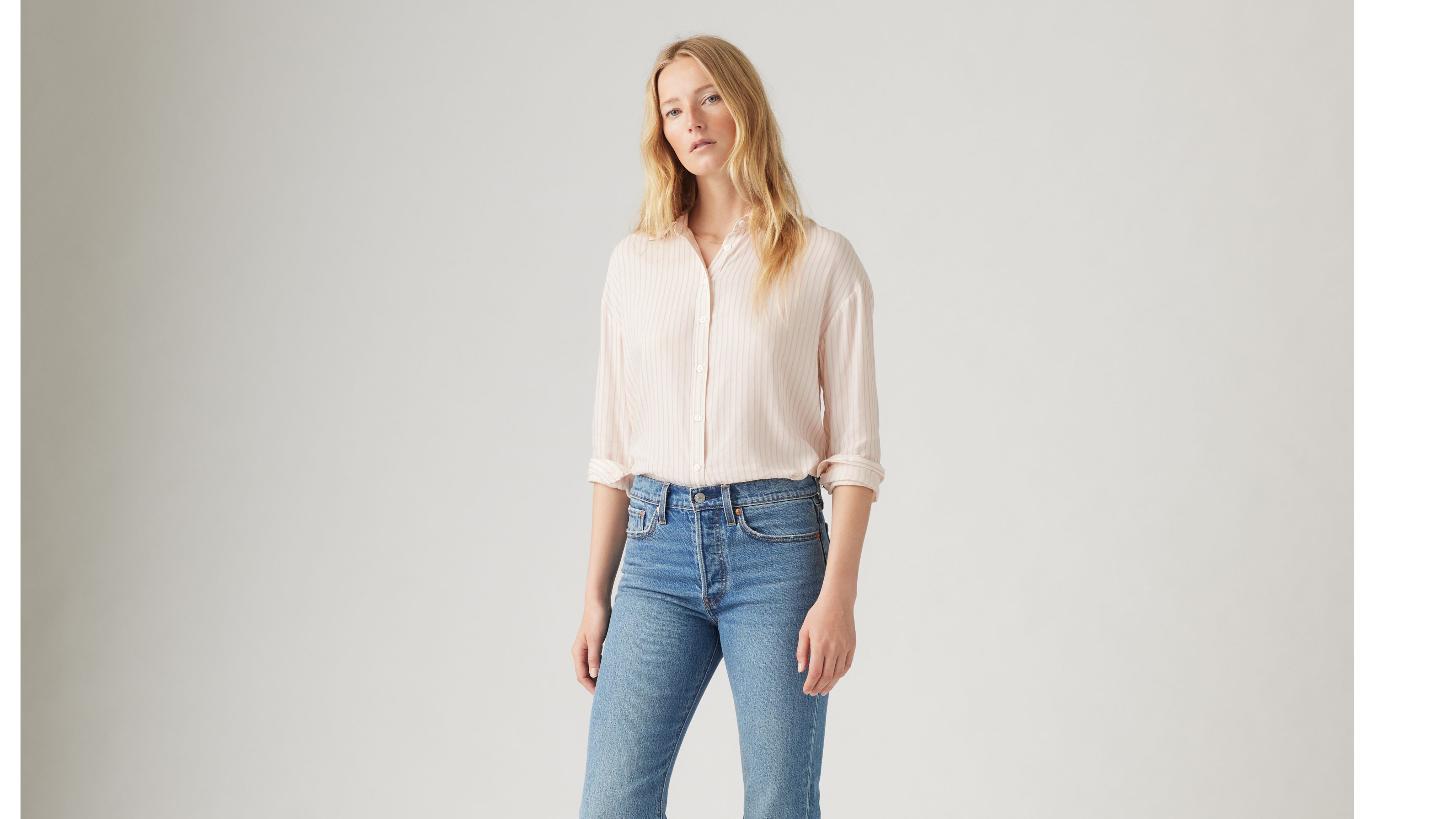 롱 슬리브 셔츠 Odessa Long Sleeve Shirt A76100009