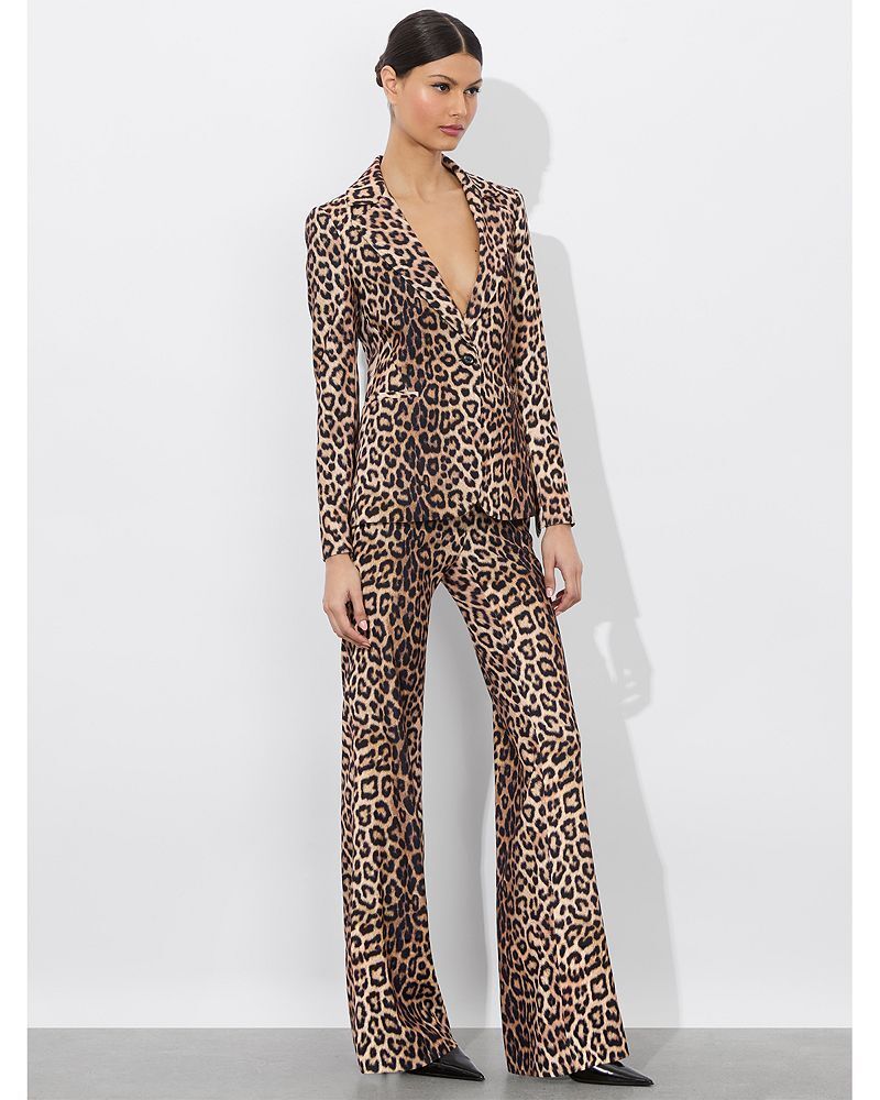 핏 레오파드 프린트 블레이저 Macey Fitted Leopard Print Blazer 5442733