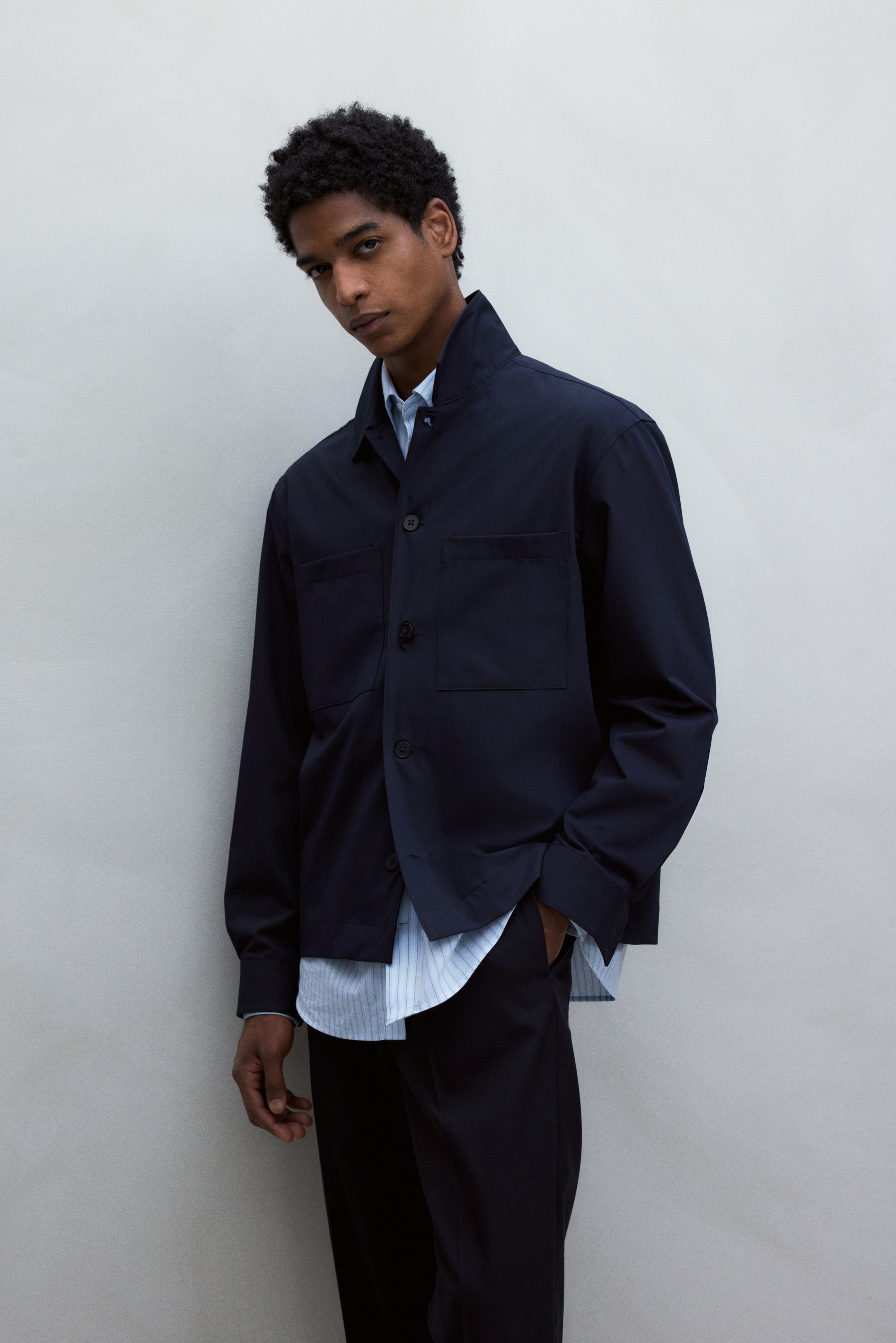 레귤러 핏 오버셔츠 Regular Fit Overshirt 1265540002