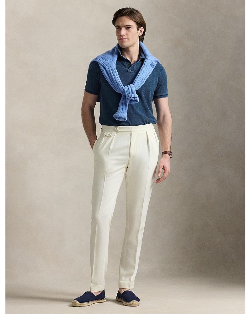 커스텀 슬림 핏 메쉬 폴로 셔츠 Custom Slim Fit Indigo Mesh Polo Shirt 5388618
