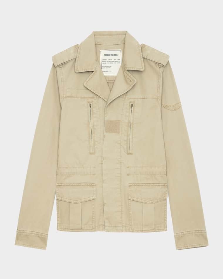 워시드 코튼 파카 Klimi Washed Cotton Parka prod278230845LATTE