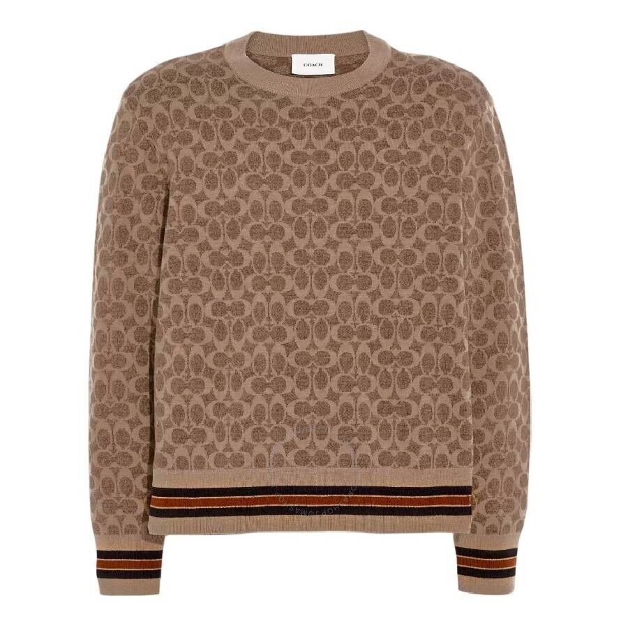 시그니처 롱 슬리브 스웨터 Signature Long Sleeve Sweater, Size X-Small Z-8TKWQ