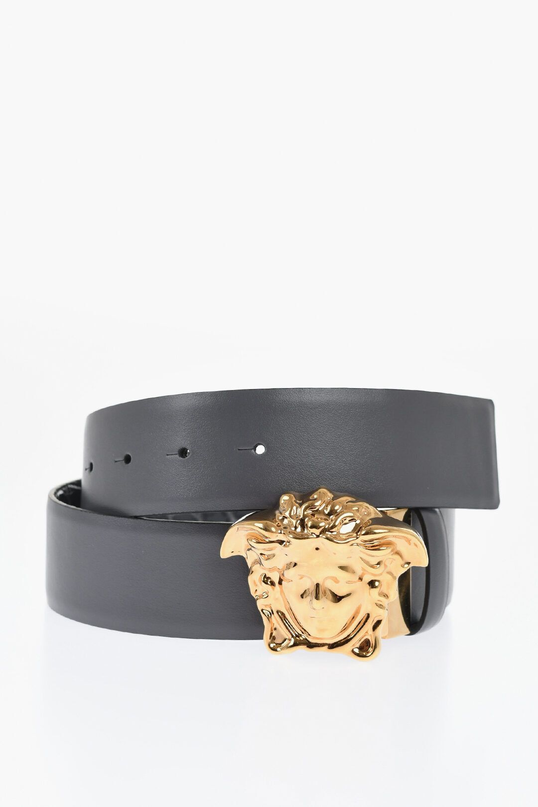 리버시블 가죽 벨트 메두사 버클 Reversible Leather Belt with Medusa Buckle 40mm 640650