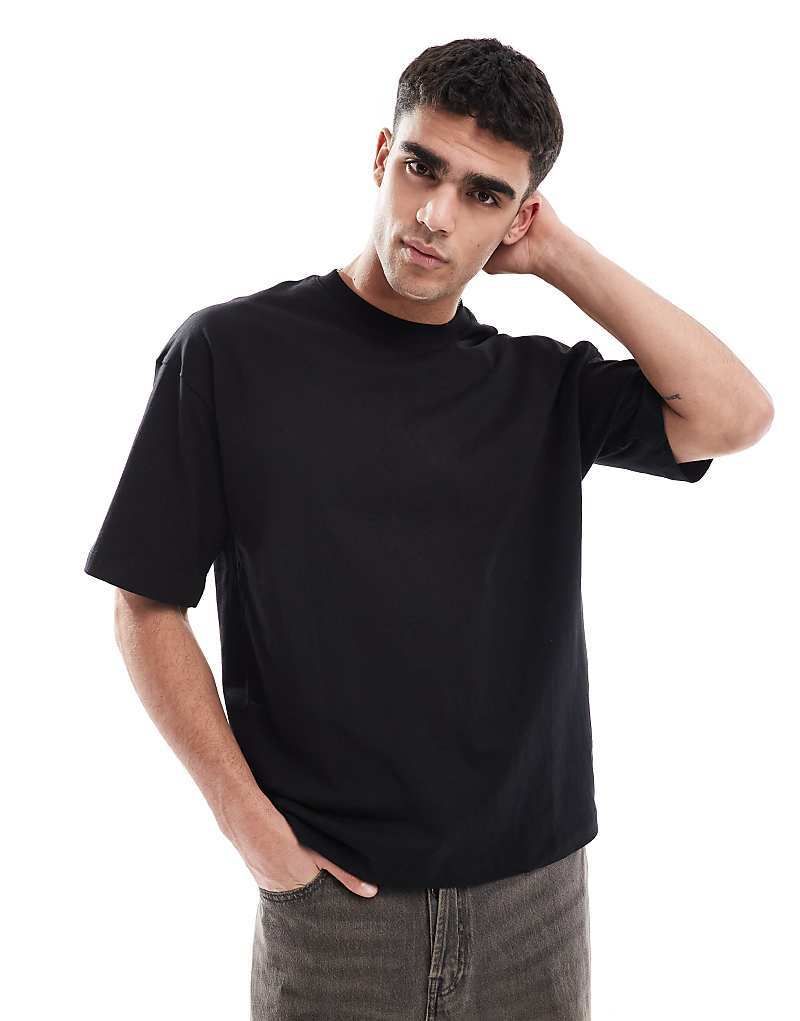 블랙 Oversize-T-Shirt in Schwarz 208058869SCHWARZ
