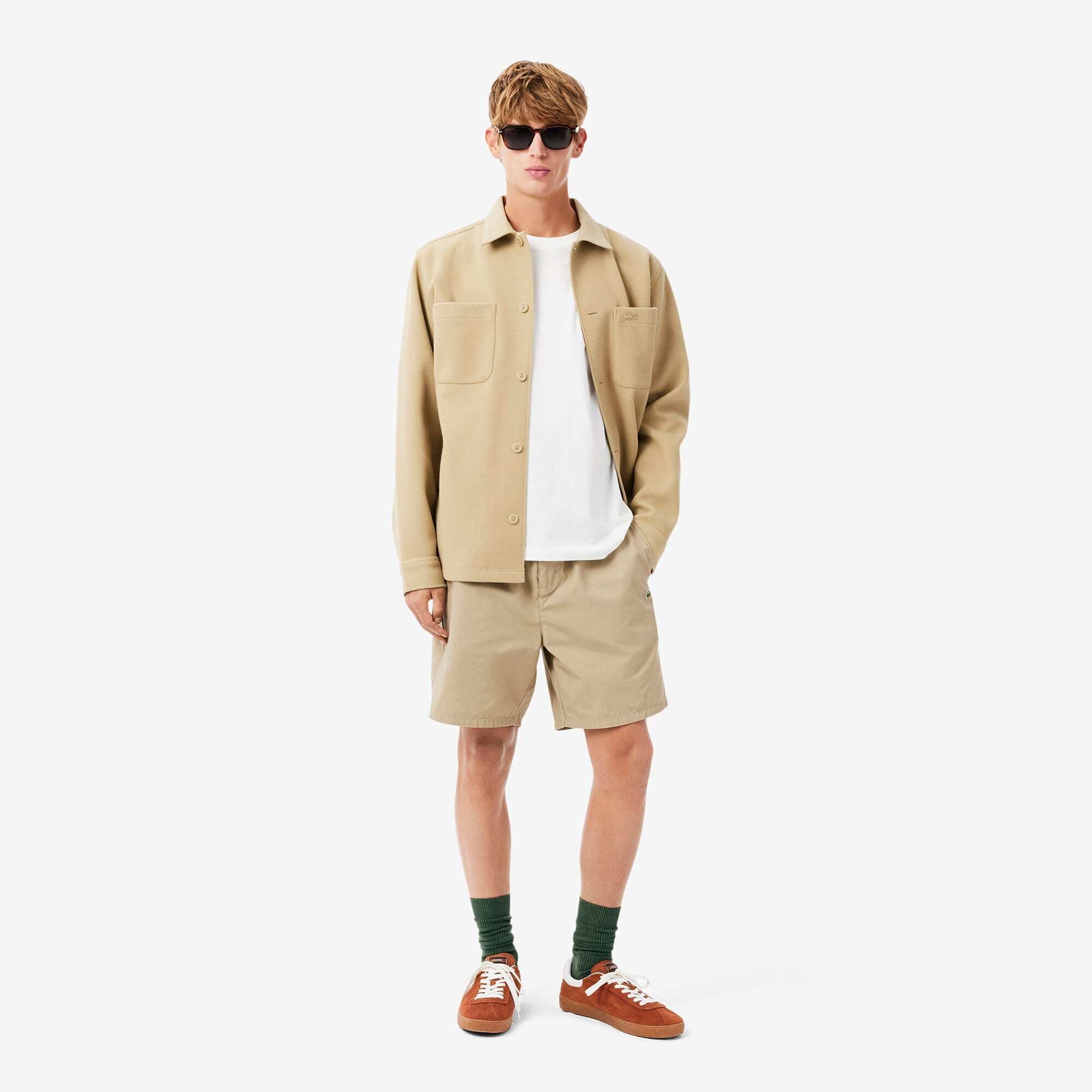 남성 스웨이드 스니커즈 Men's Baseshot Suede Sneakers 48SMA0008-524
