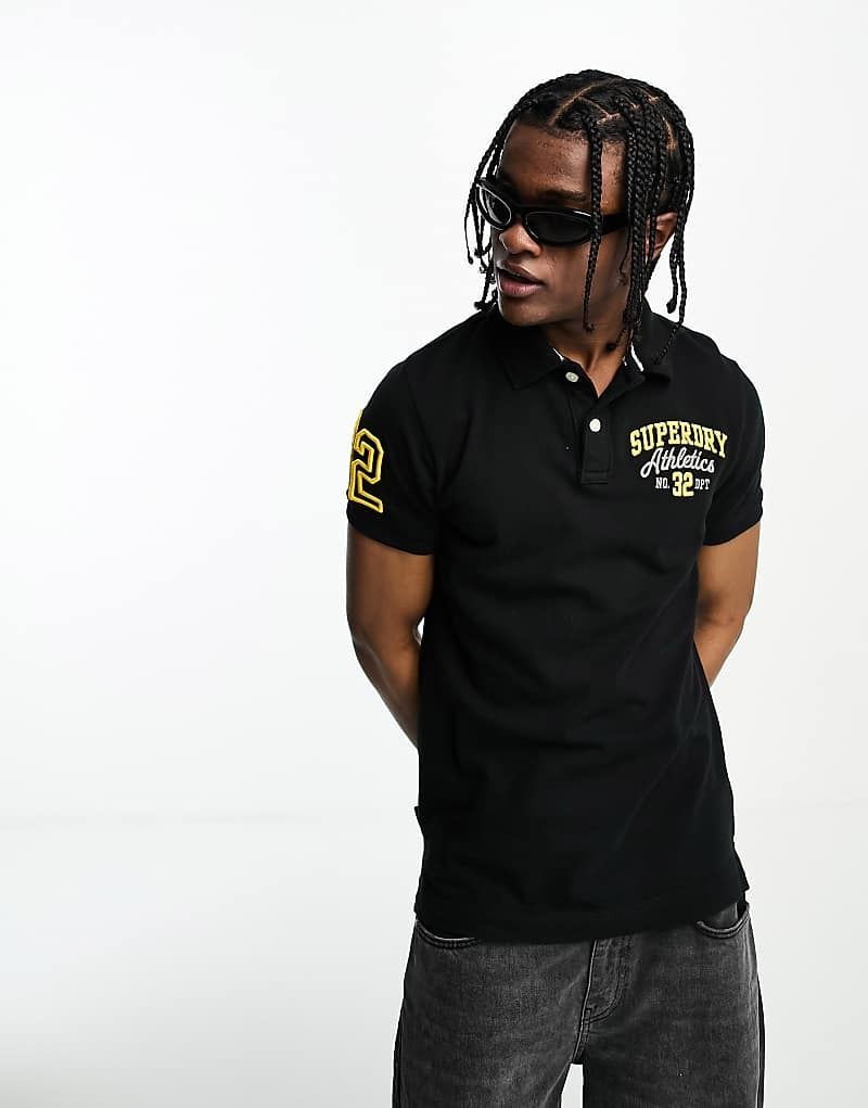 클래식 블랙 Classic Superstate   Polohemd in Schwarz 204920728Schwarz