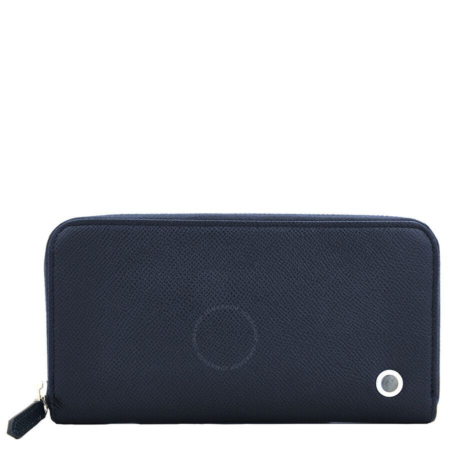 블루 가죽 집업 지갑 Blue Leather Zip Wallet Z-J5BAU