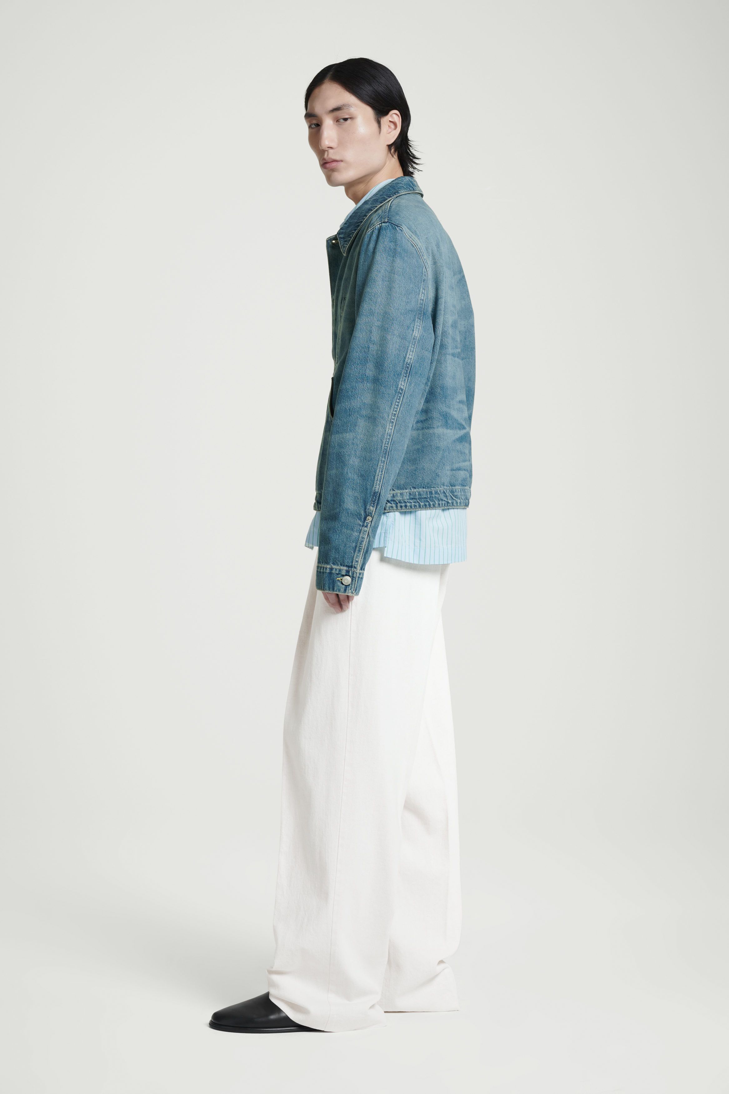릴렉스 데님 자켓 RELAXED DENIM JACKET 1235216001