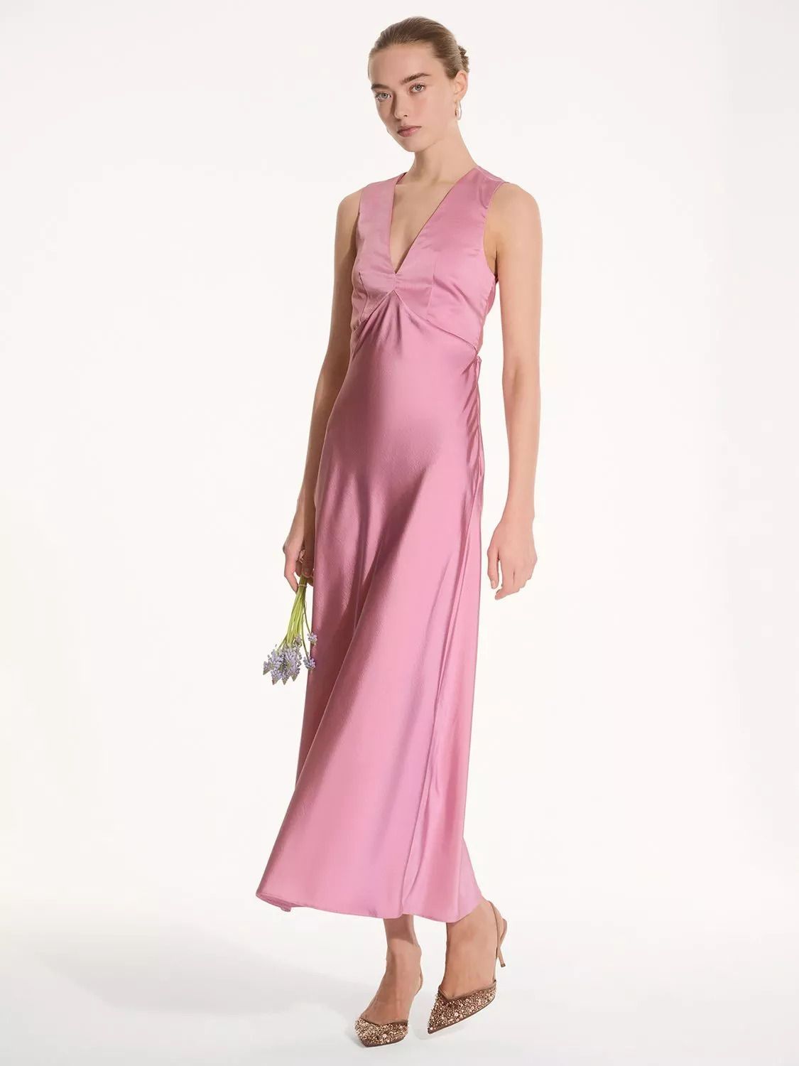 노바 타이 백 드레스 Nova Tie Back Dress 112533203 Pink