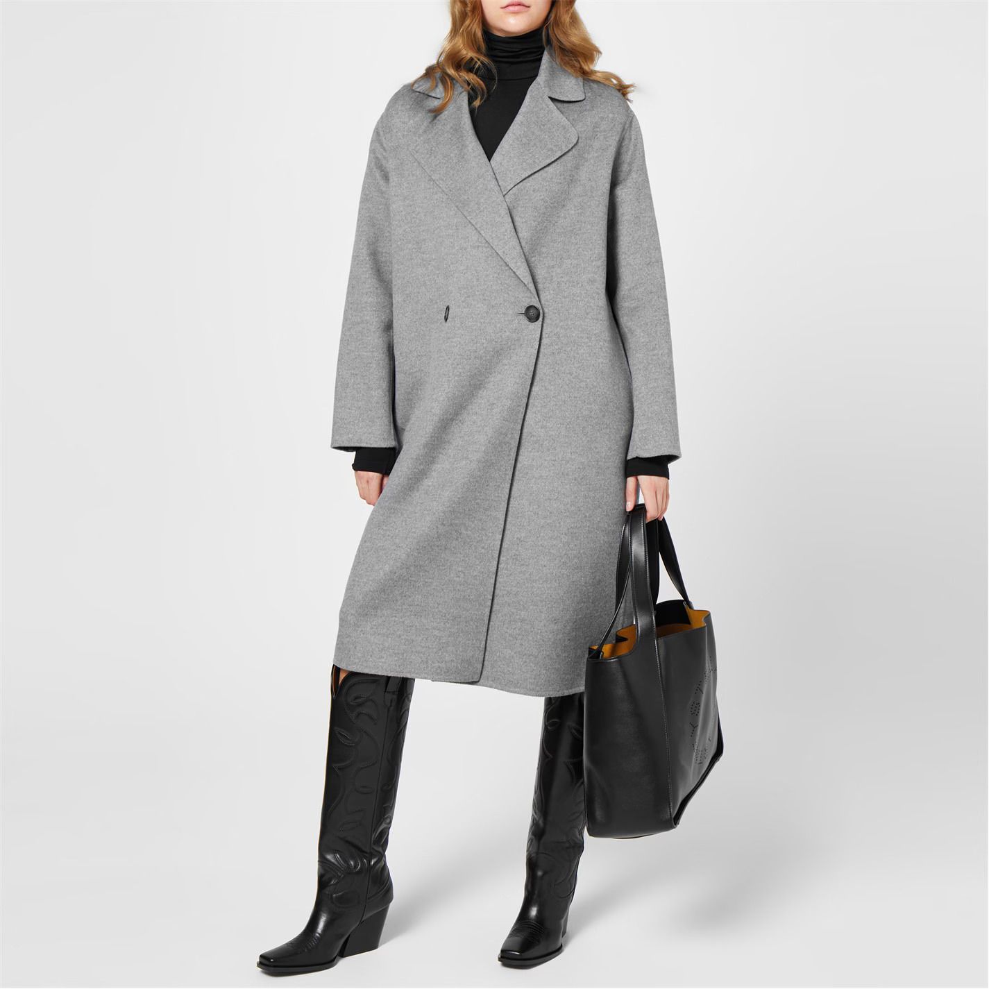 코트 Cocoon Coat 600052 1264 Light G