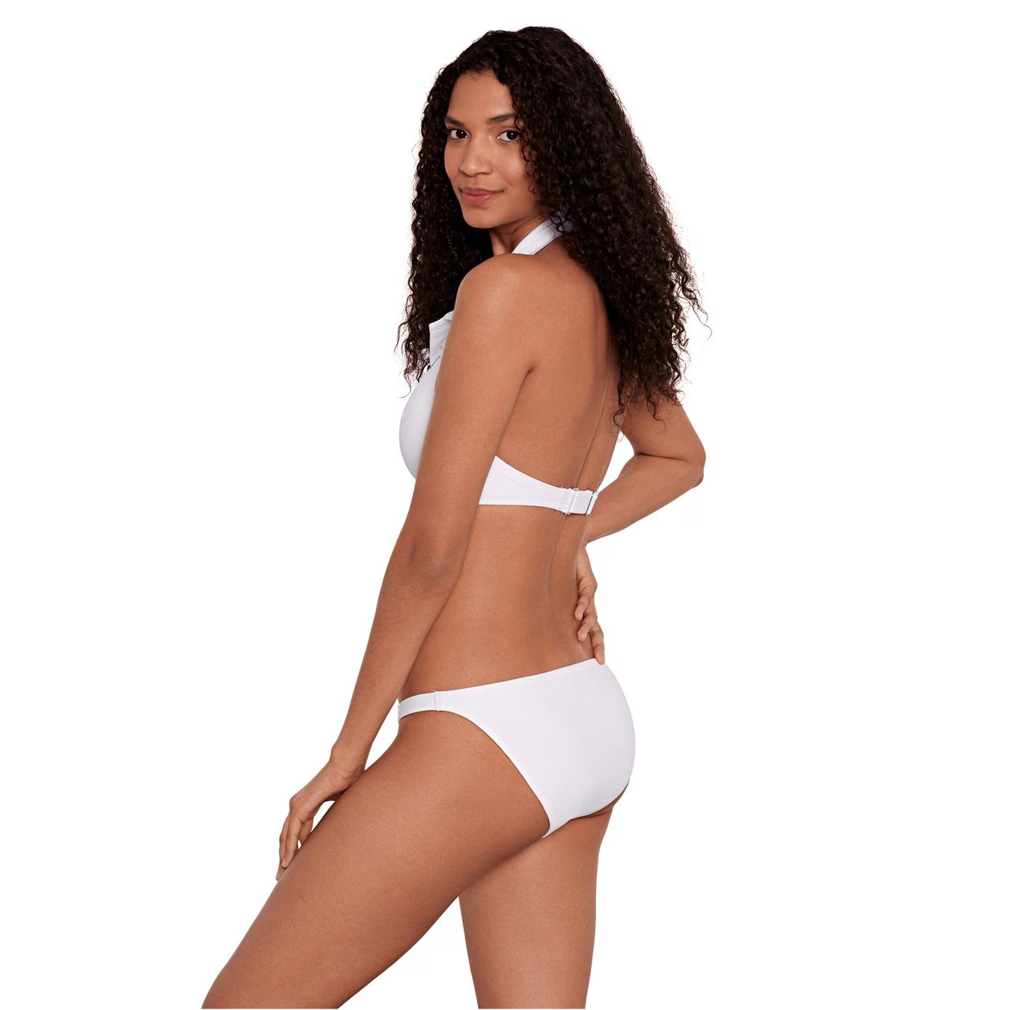 메쉬 크롭 비키니 탑 Mesh Crop Bikini Top 355193 White