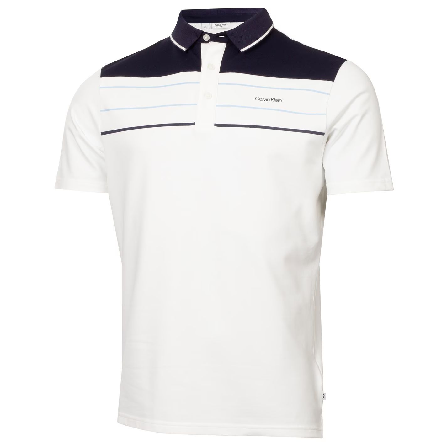 폴로 셔츠 남성 Fairway Polo Shirt Mens White/Blue 36107627