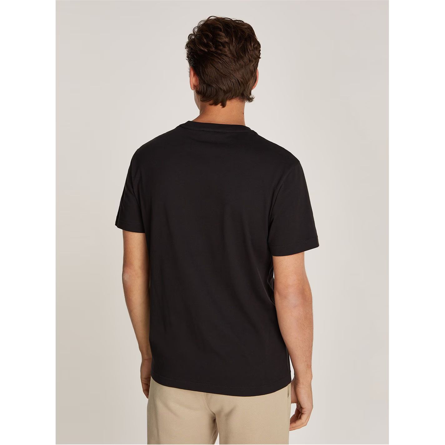 로고 티셔츠 블랙 RAISED LINE LOGO T-SHIRT Ck Black 59971803