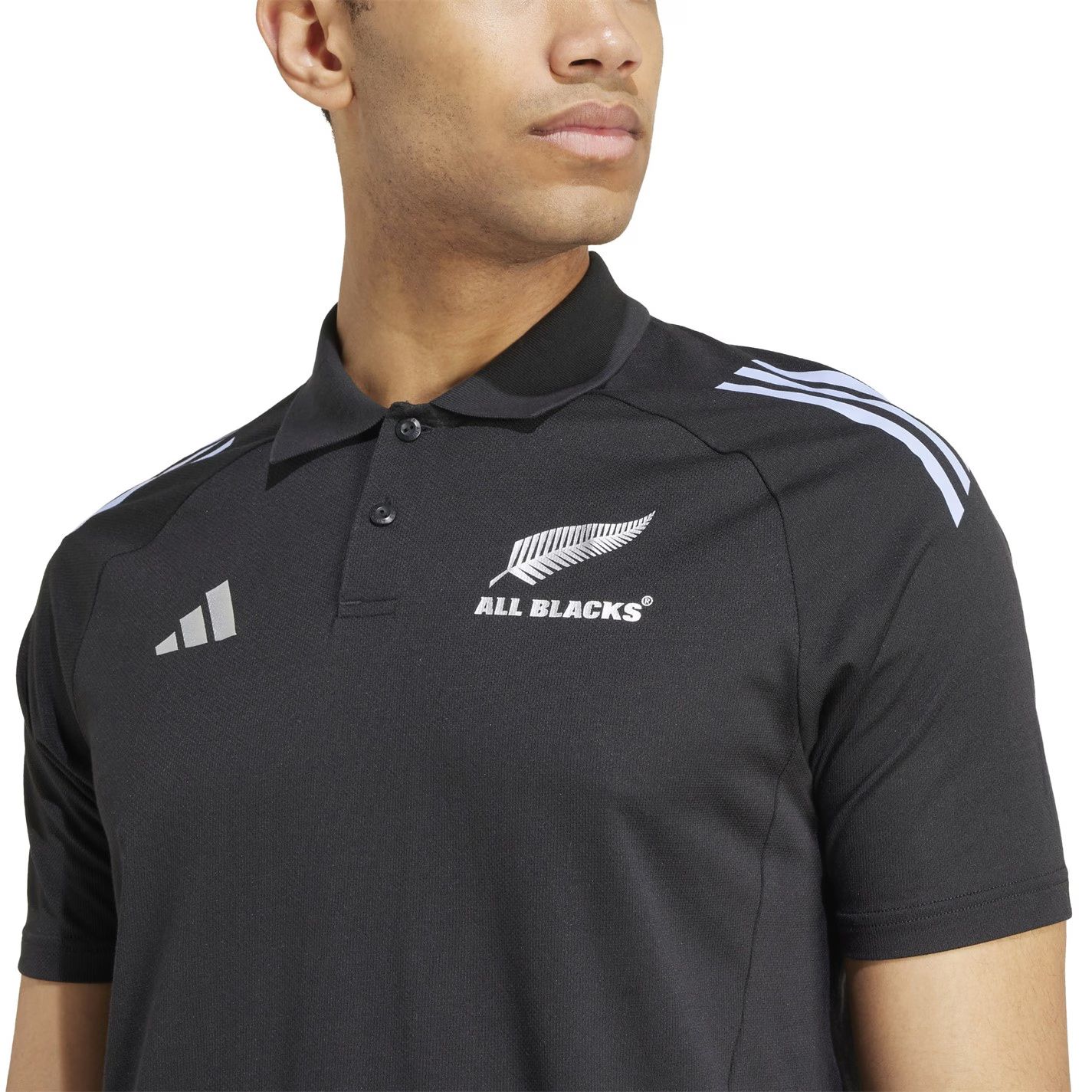 아디다스(Adidas) | 올 폴로 셔츠 All Blacks Polo Shirt 2024 Adults Black/Blue 37421803 | 트렌비