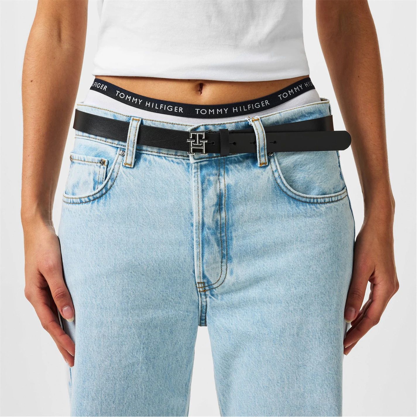 로고 벨트 LOGO 2.5 Belt 723823 Black