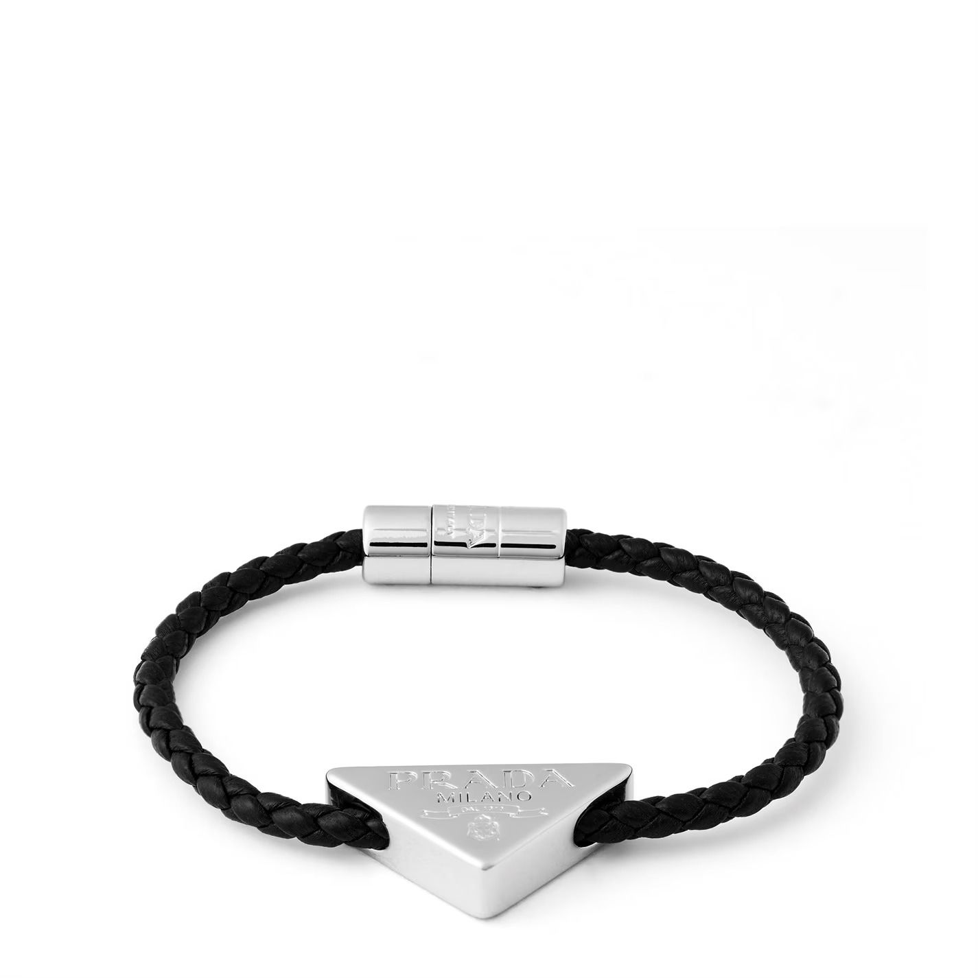 ブレスレット PRADA BRACELET (1IB6572HIV F0010) 프라다(Prada) | PRADA 1IB6572HIV F0010 Two-tone suede and