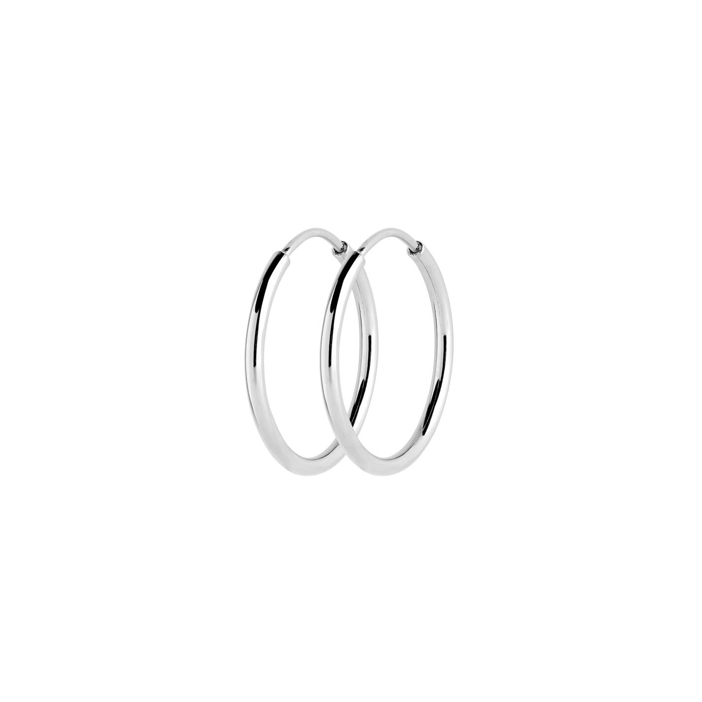 Senorita hoops - 25 mm 765554 Silver