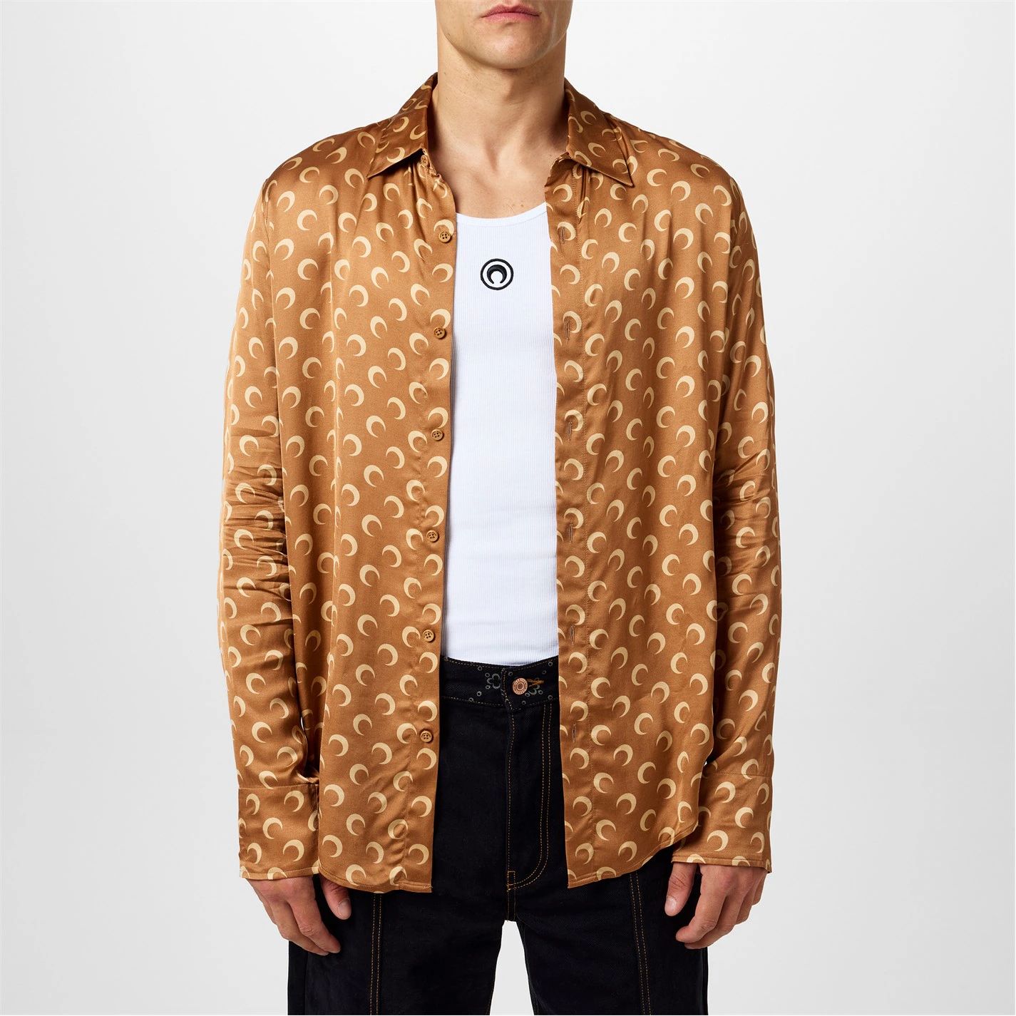 문 롱 슬리브 셔츠 카멜 Moon Long Sleeve Shirt Camel 55680904