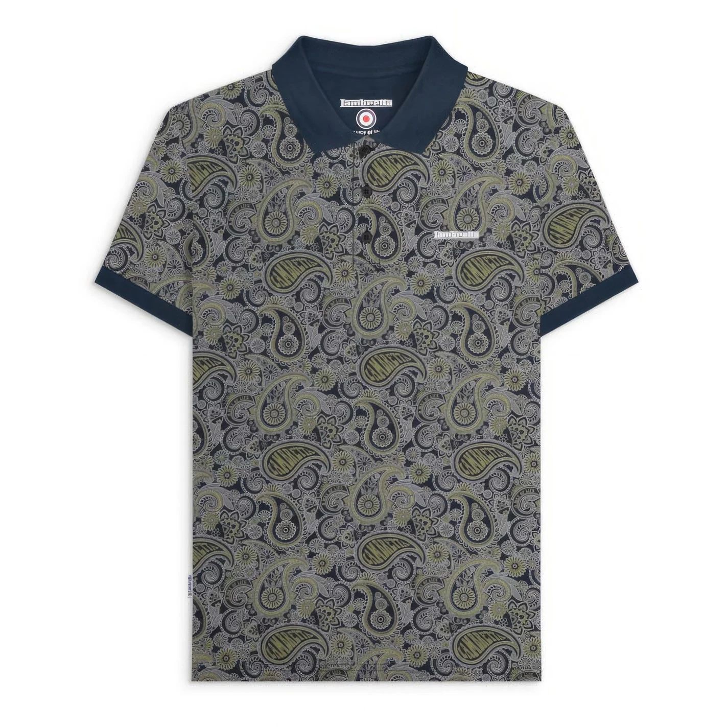 폴로 셔츠 남성 Pasly Polo Shirt Mens Navy/Grey 54080018
