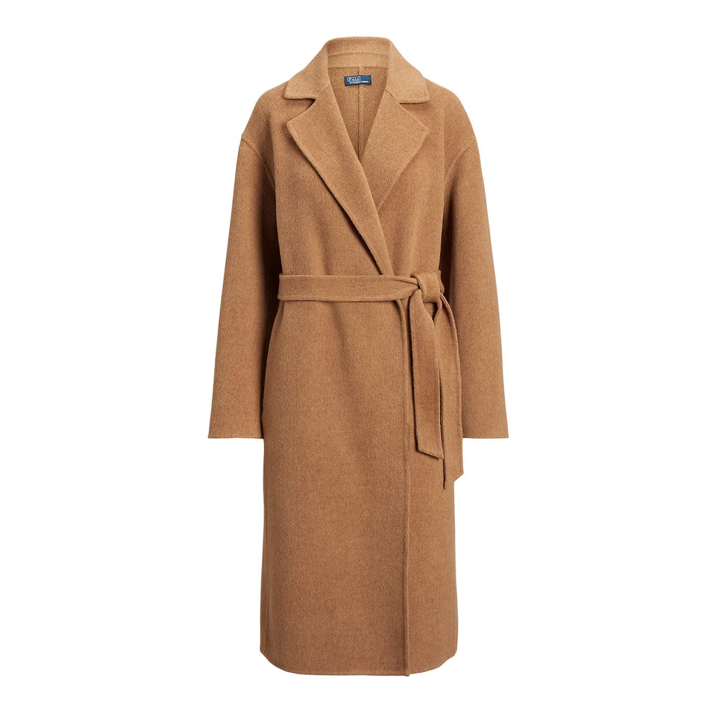 벨트 랩 코트 Belted Wrap Coat 310105 Camel Melange