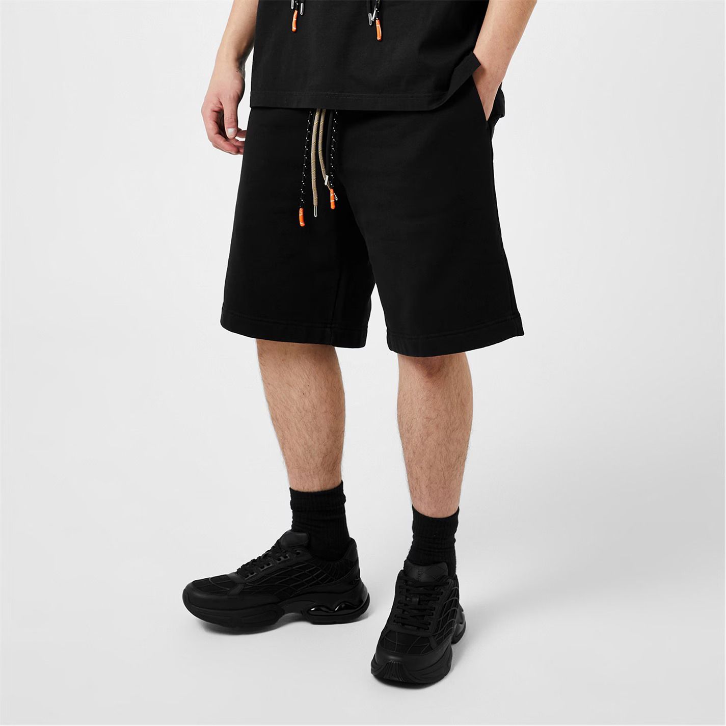 바지 Multicord Shorts 472842 Black