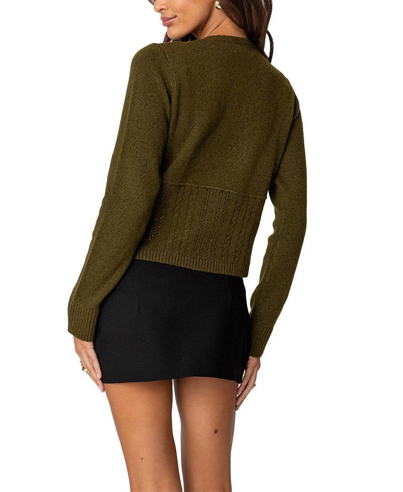 케이블 니트 가디건 Half Cable Knit Cardigan 5486604