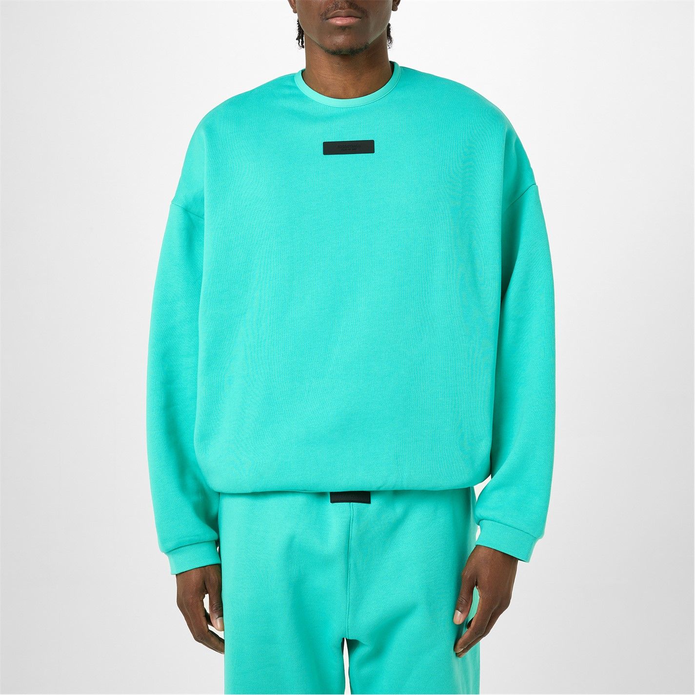 로고 크루넥 스웨터 민트 Logo Crew Sweater Mint Leaf 52721415