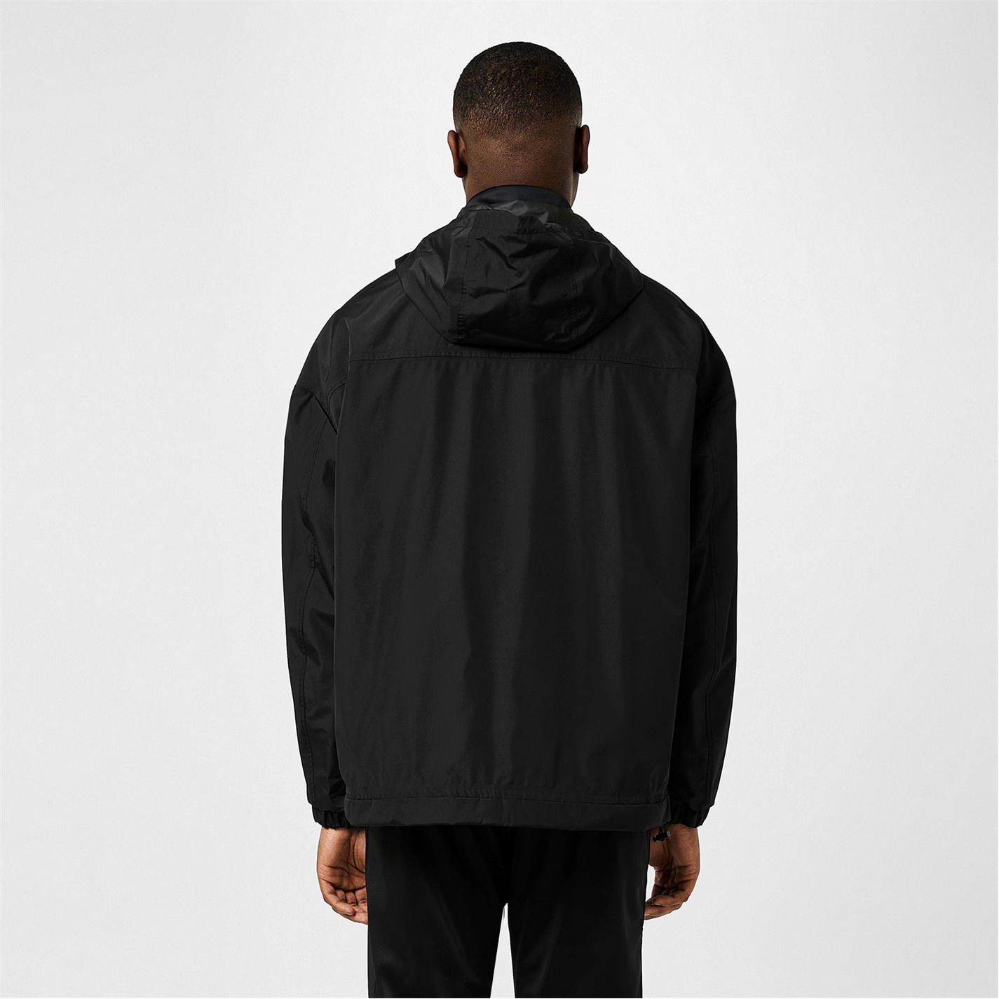 플레이트 바람막이 자켓 남성 Plate Windbreaker Jacket Mens 569192 Nero